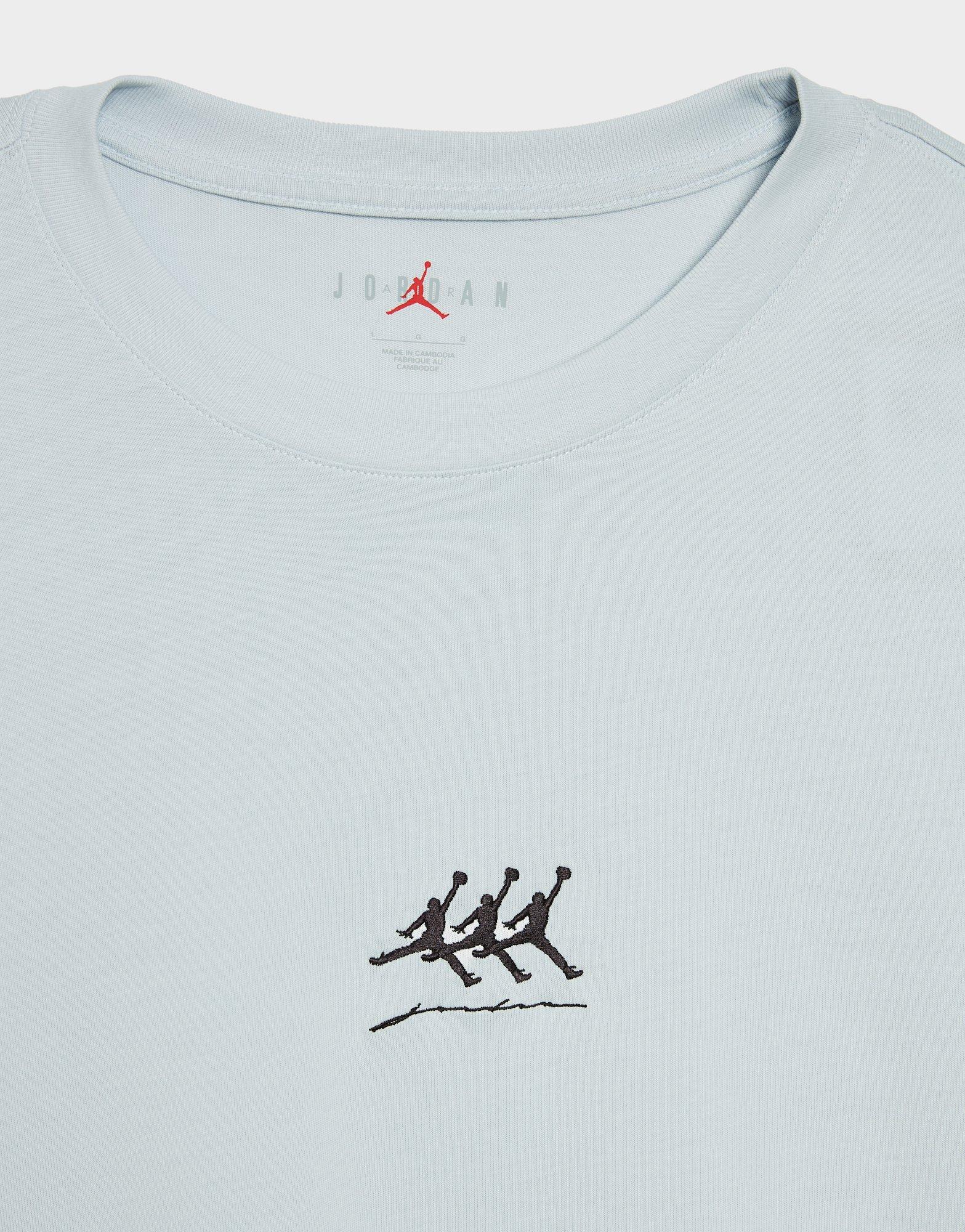 Muški T-shirt JORDAN T-SHIRT M J FLT GFX OVSZ SS CREW IF3133-472 plava