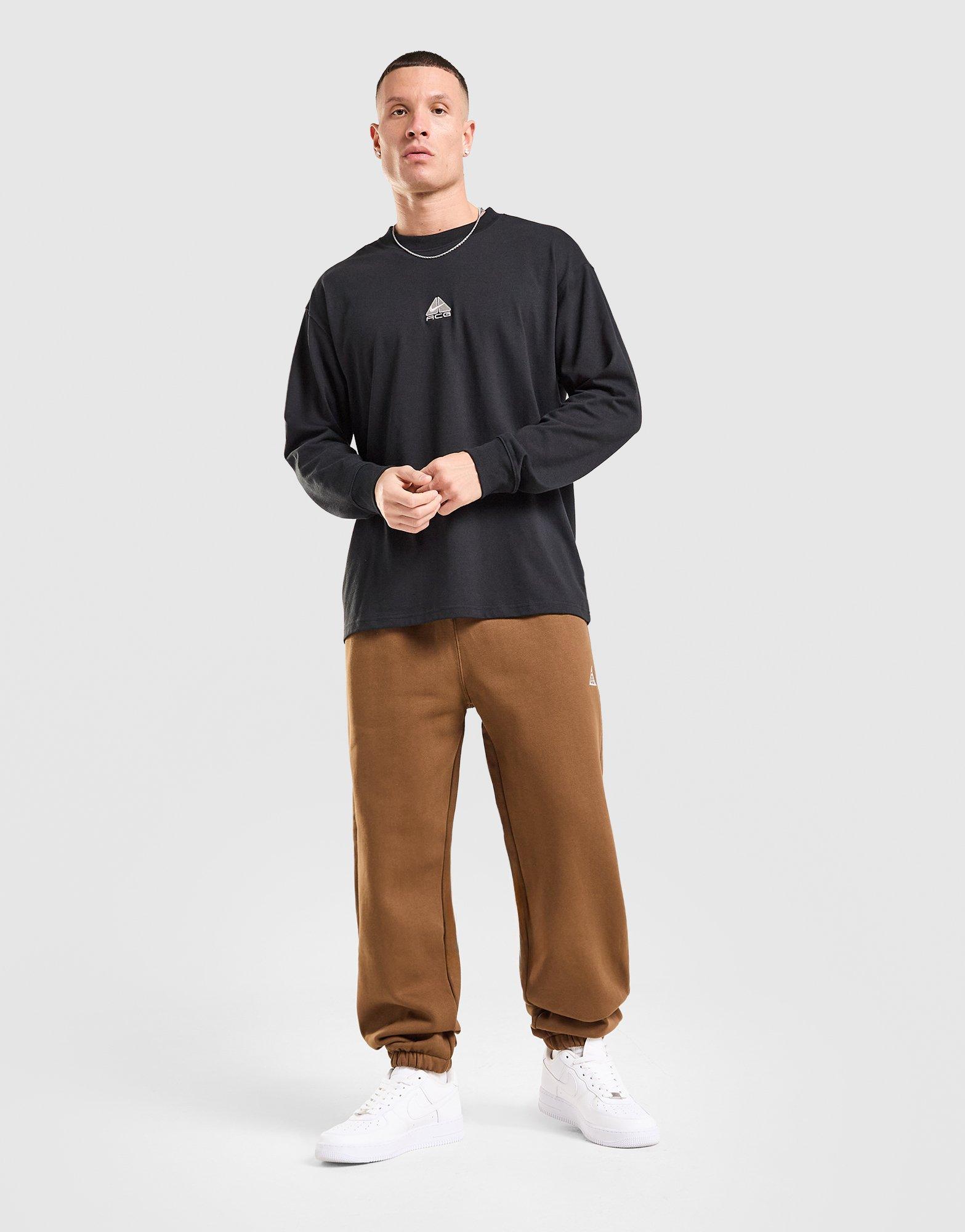 NIKE SPODNIE U ACG TUFF FLC PANT TRIANGLE IH0717-235 Brązowy