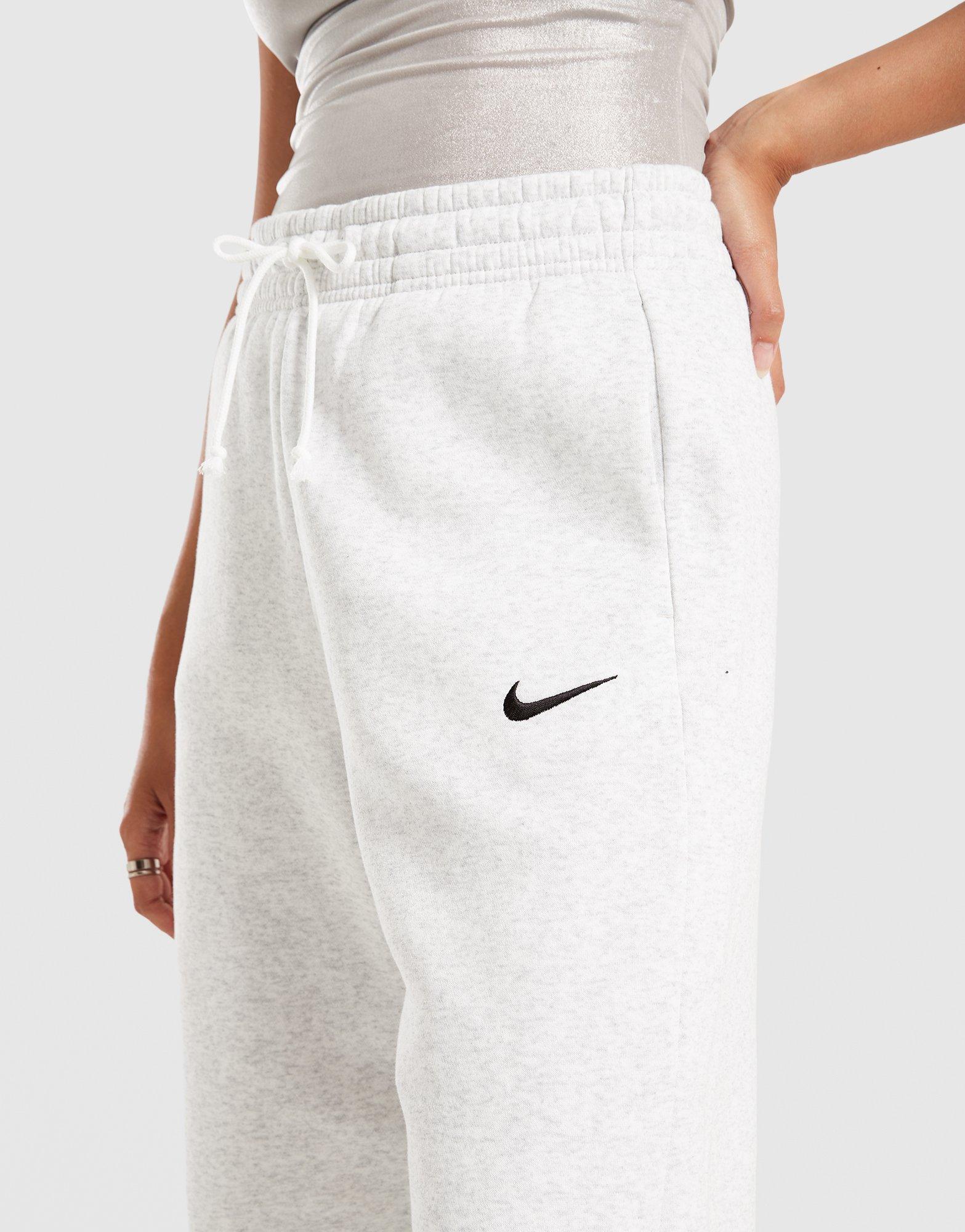 Moteriškos kelnės NIKE KELNĖS W NSW PHNX FLC HR PANT WIDE 2 IH1011-051 Pilka