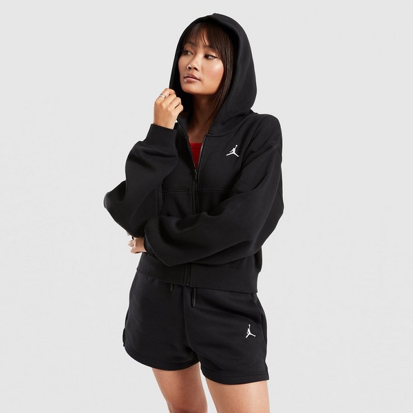 JORDAN BLUZA ROZPINANA Z KAPTUREM W J BRK FLC CROP