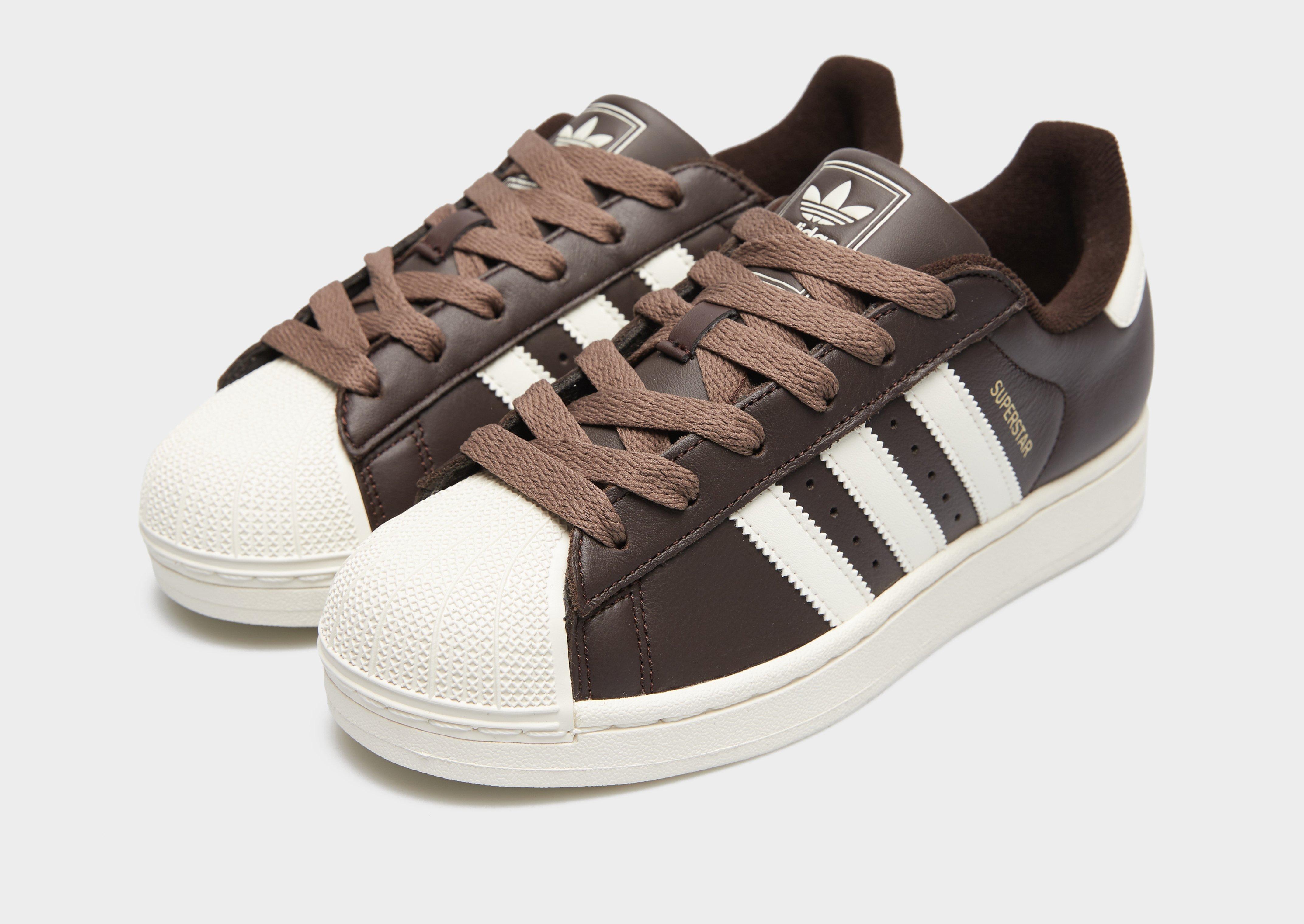 Buty sneakersy damskie ADIDAS SUPERSTAR II W IH4146 Brązowy