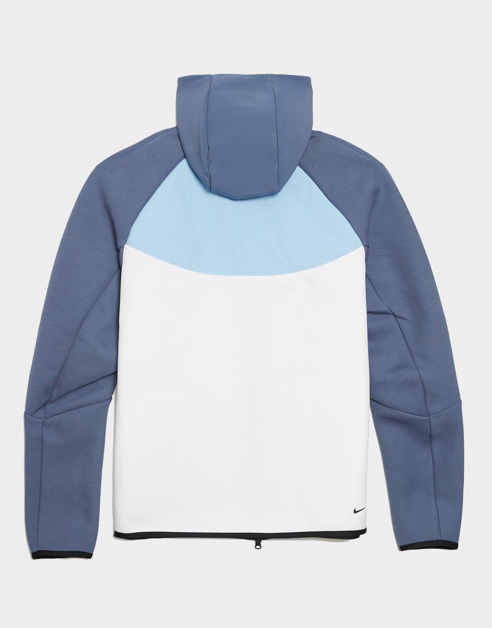 Мъжка блуза NIKE СУИТЧЪР СЪС ЗАКОПЧАВАНЕ   С КАЧУЛКА M NK TCH MIX WR IH4302-100 Син