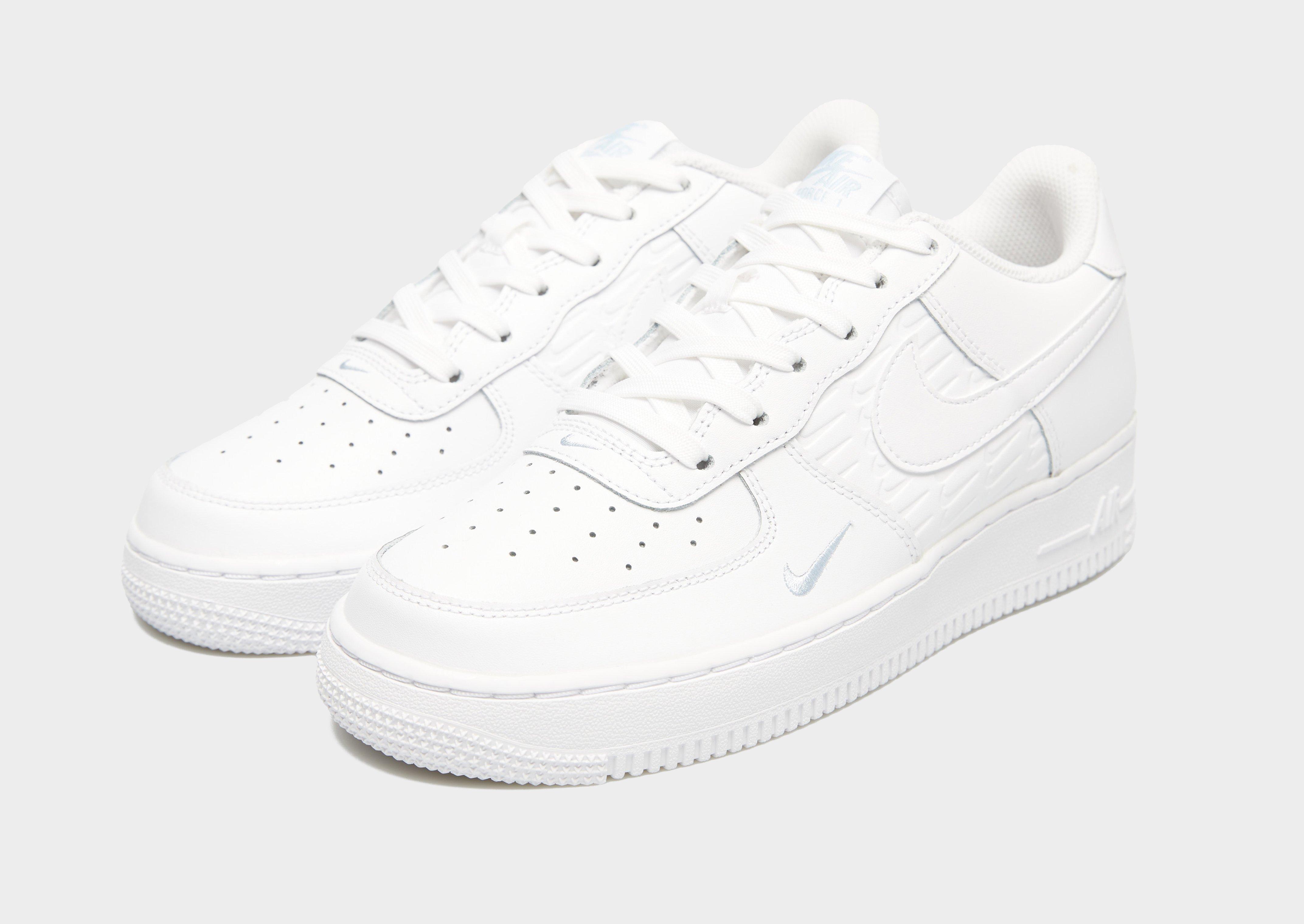 Buty sneakersy dla dzieci NIKE AIR FORCE 1 GS IH4475100 Biały