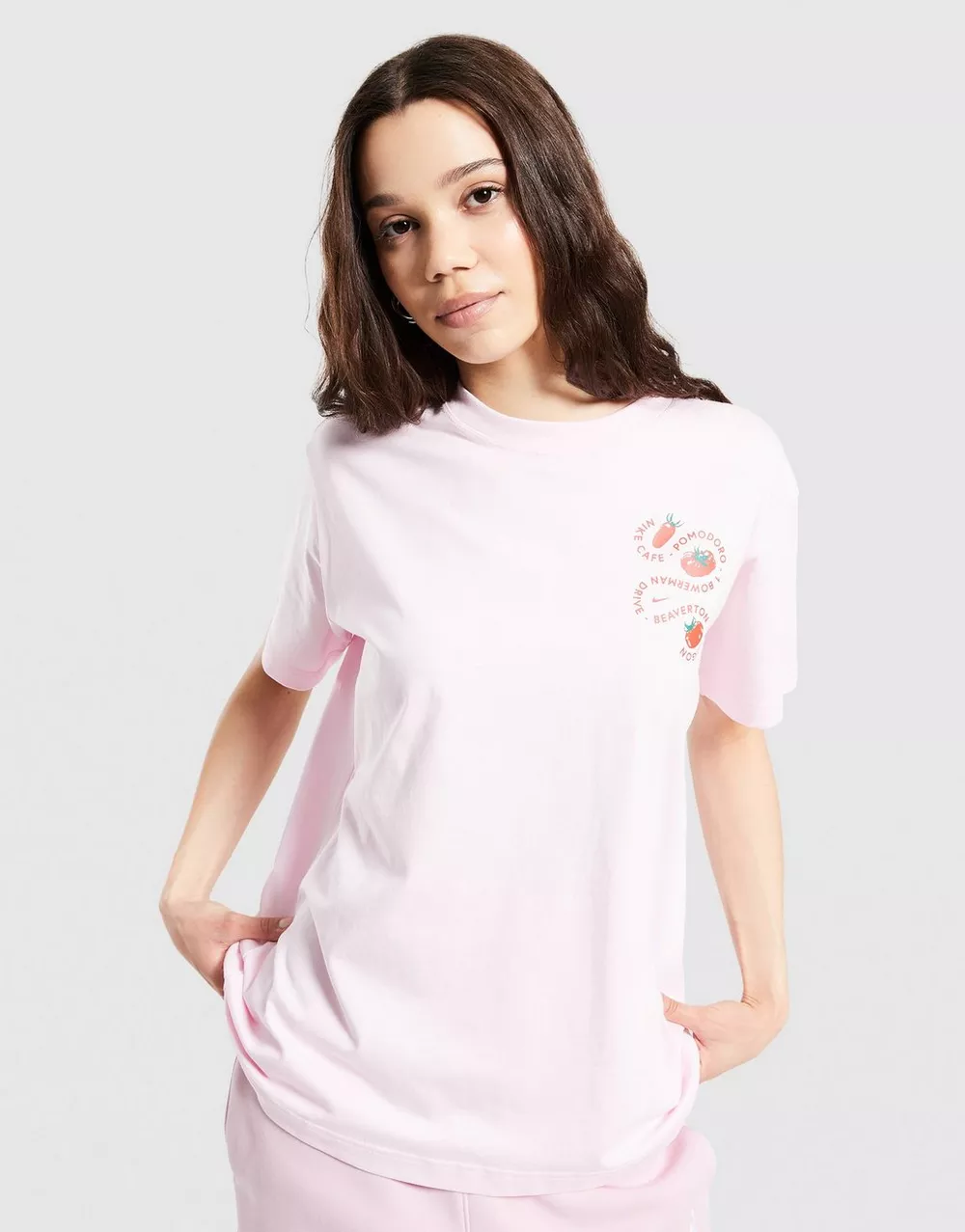 NIKE ФУТБОЛКА W NSW CLSC BF CAFE TOMATO TEE, фото 1 з 4