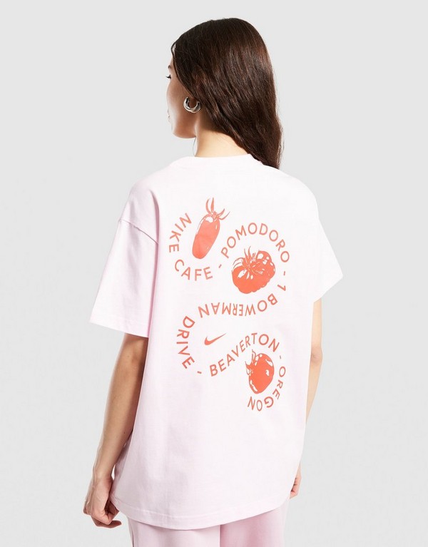 Nike T-Shirt W Nsw Clsc Bf Cafe Tomato Tee - obrazek 2