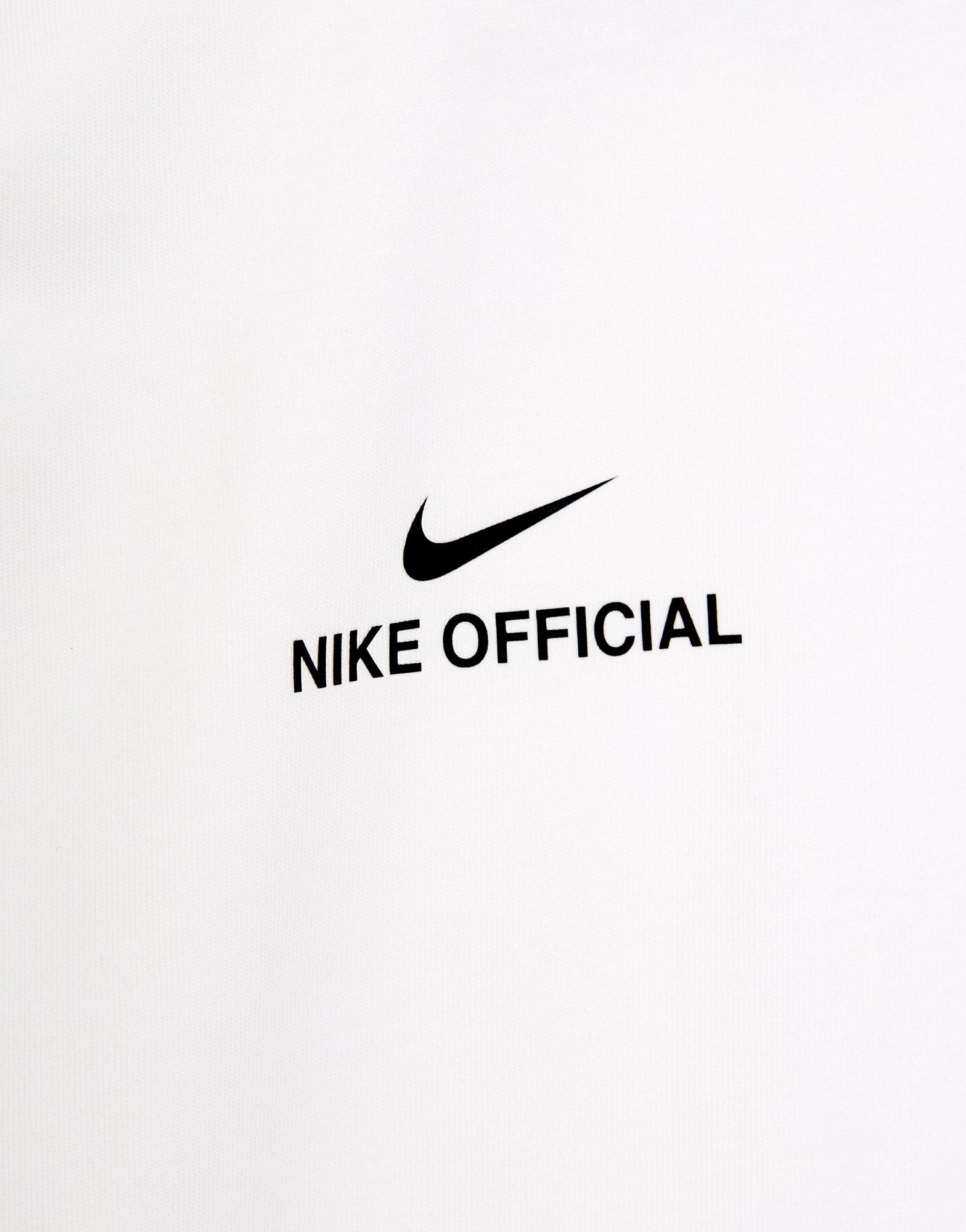 Dječji T-shirt NIKE T-SHIRT K NSW TEE OFFICIAL II0392-100 bijela