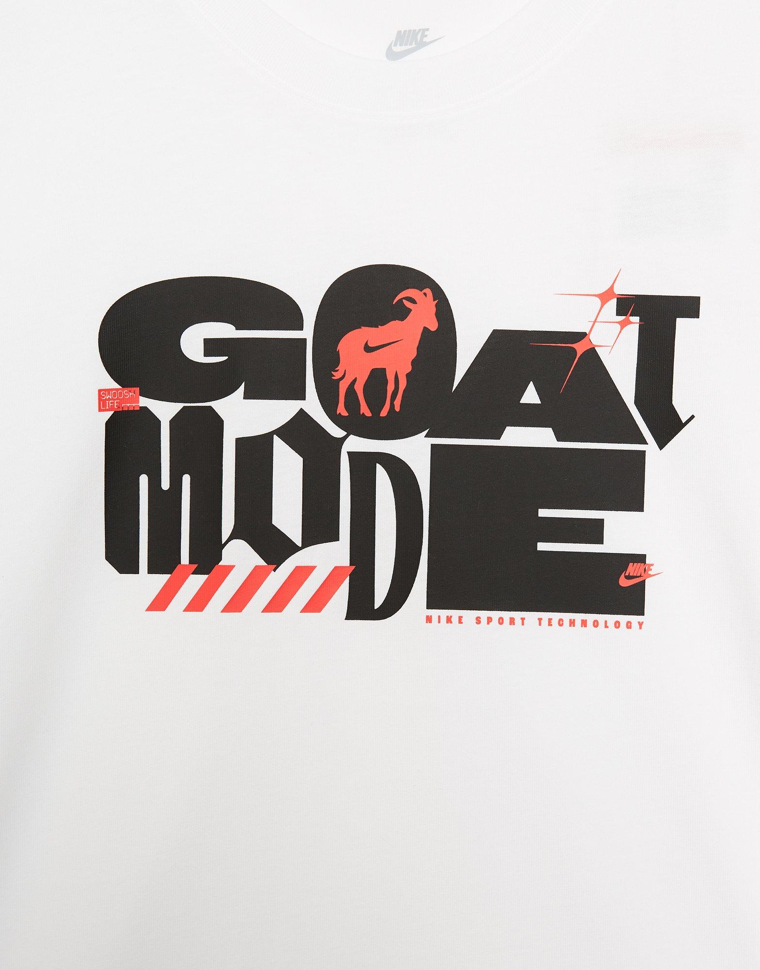 Dječji T-shirt NIKE T-SHIRT K NSW TEE GOAT MODE II0459-100 bijela