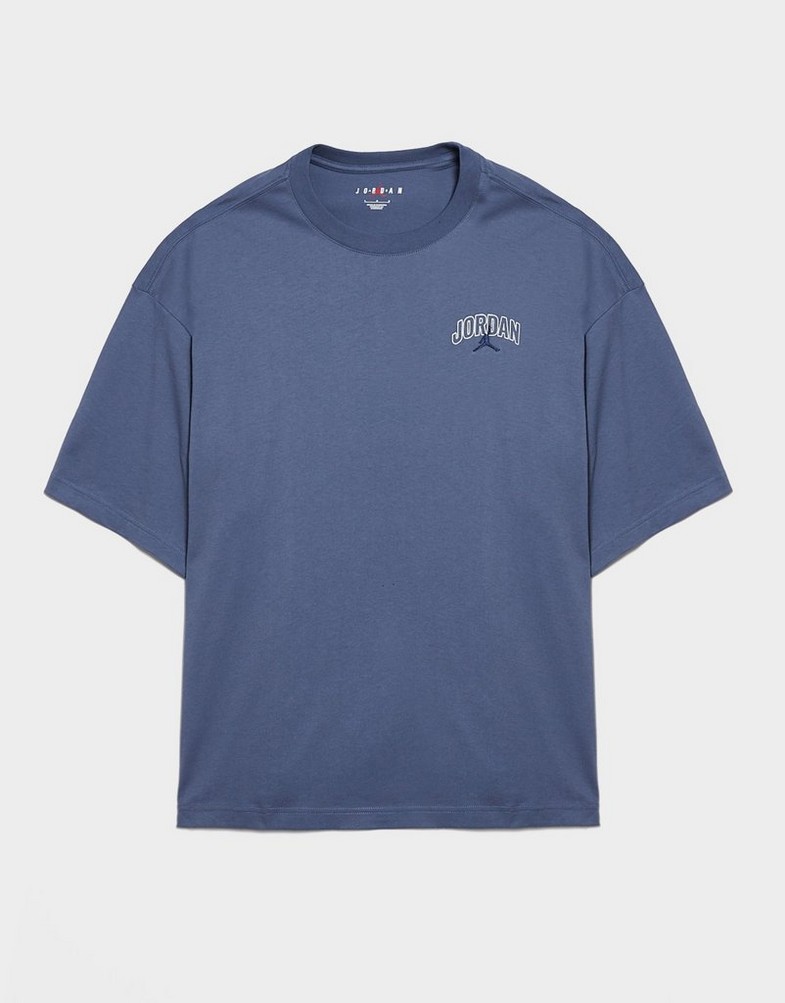 Мъжка тениска JORDAN ТЕНИСКА M J BRK OVSZ SS CREW II2344-410 Син