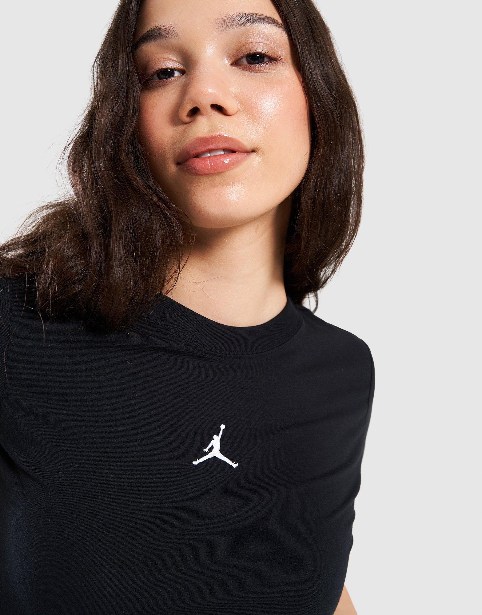 Ženski T-shirt JORDAN T-SHIRT W J BRK ESS SS TMID TEE II9928-010 crna