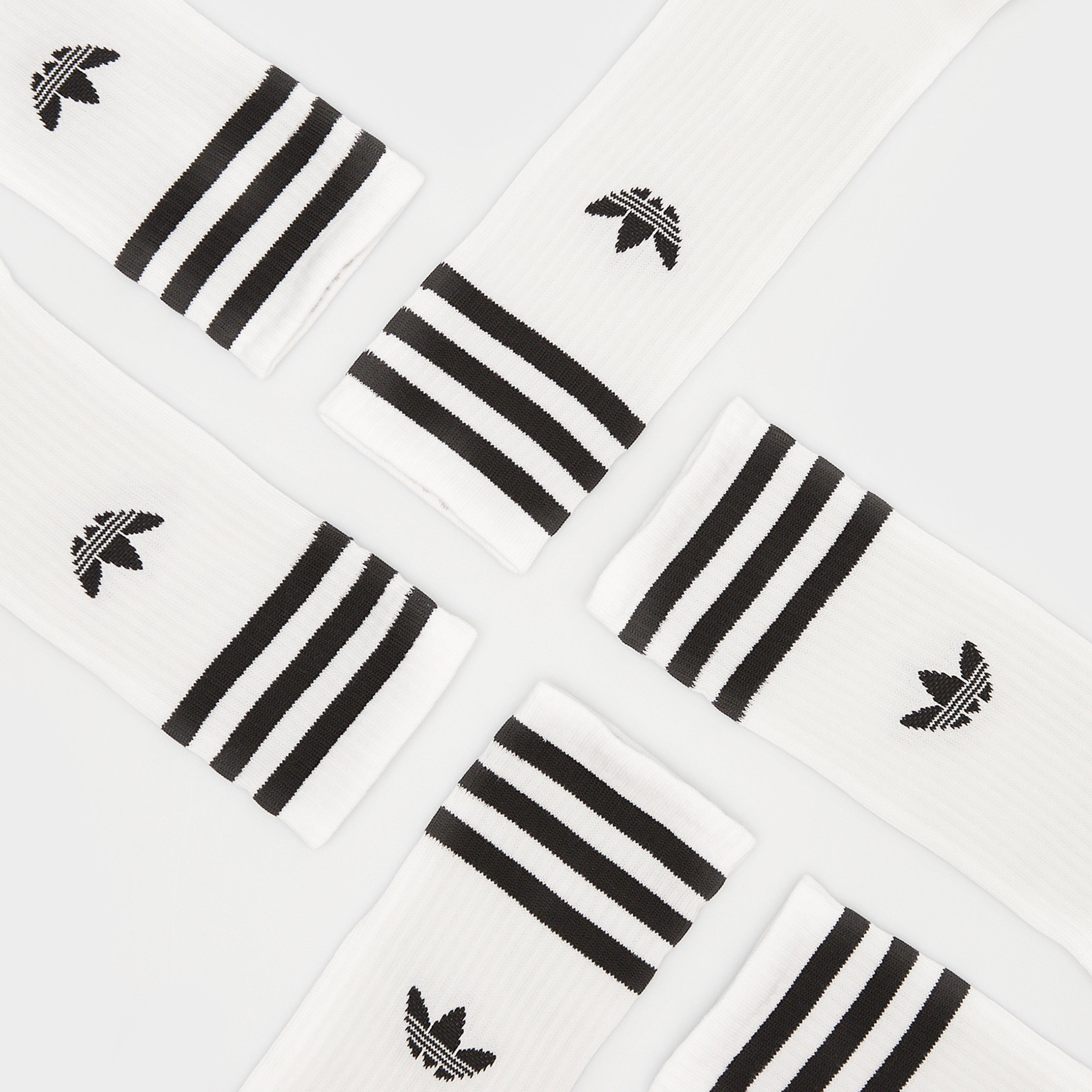 Dámske ponožky ADIDAS PONOŽKY 3-PACK SOLID SOCKS HIGH CREW