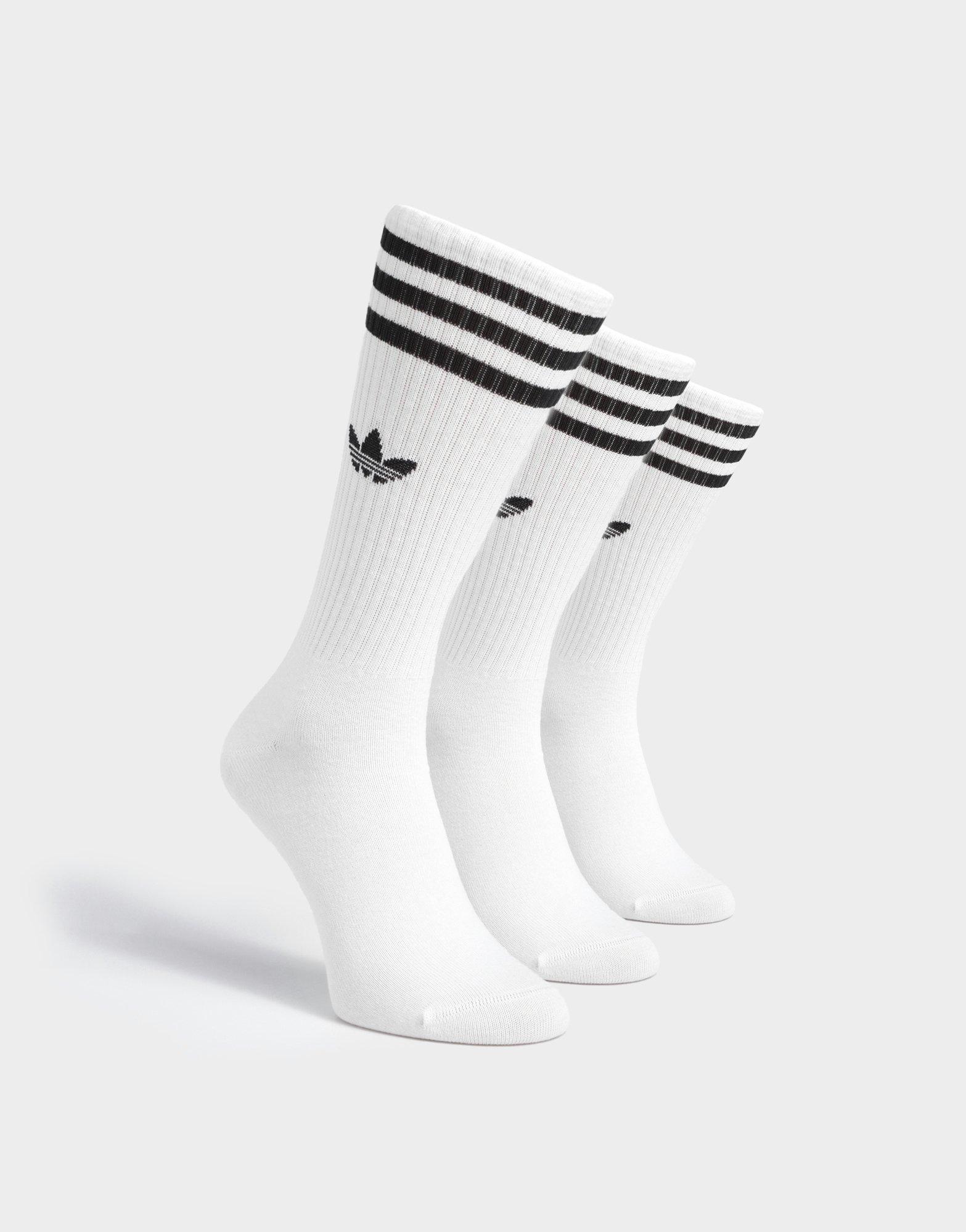 Női zokni ADIDAS ZOKNI 3-PACK SOLID SOCKS HIGH CREW IJ0734 Fehér