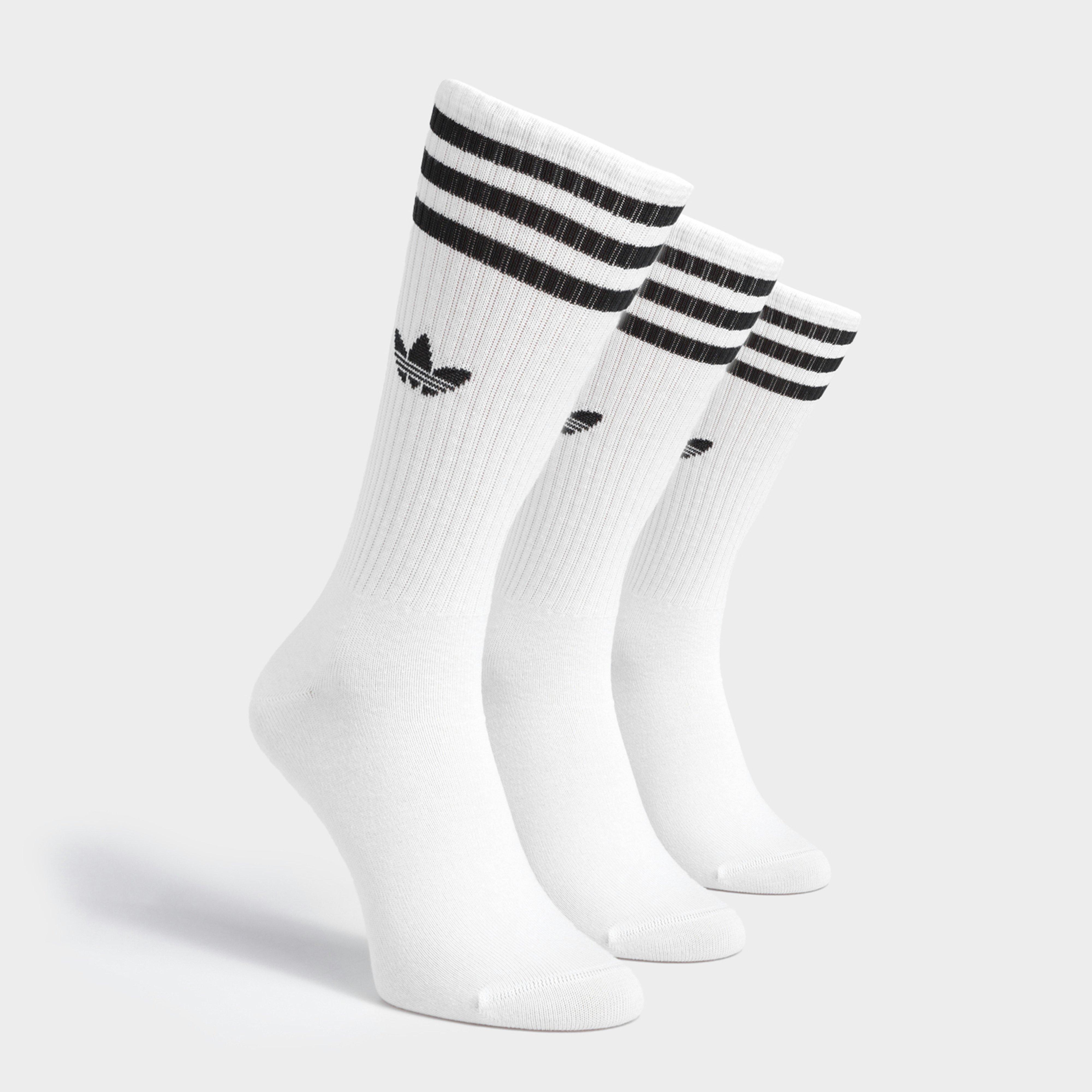 Dámske ponožky ADIDAS PONOŽKY 3-PACK SOLID SOCKS HIGH CREW