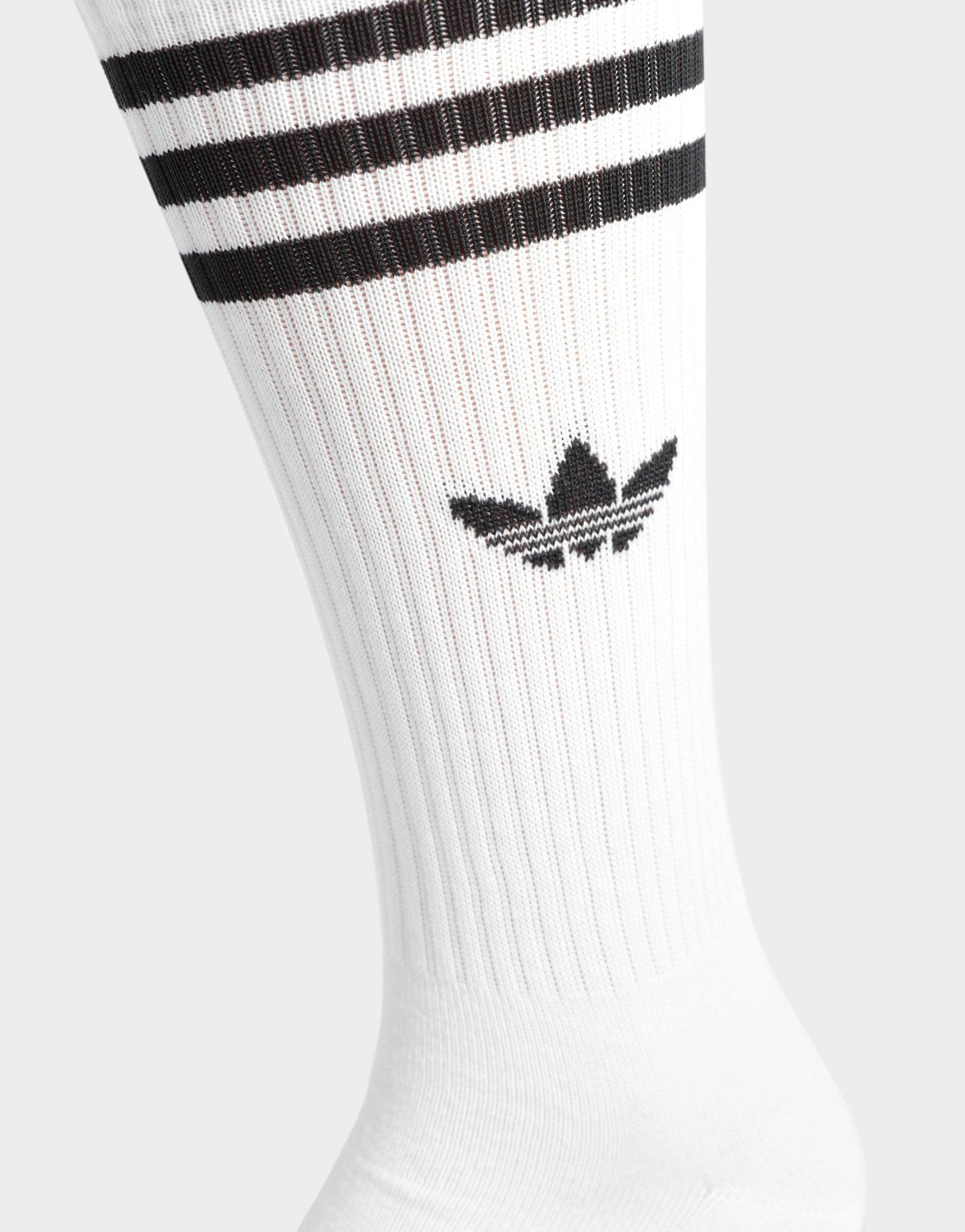 Női zokni ADIDAS ZOKNI 3-PACK SOLID SOCKS HIGH CREW IJ0734 Fehér