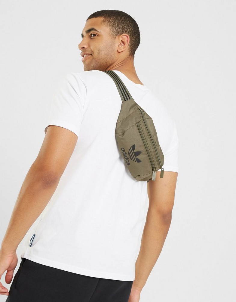 Geantă sport pentru femei ADIDAS GEANTĂ  AC WAISTBAG IL4815 Verde