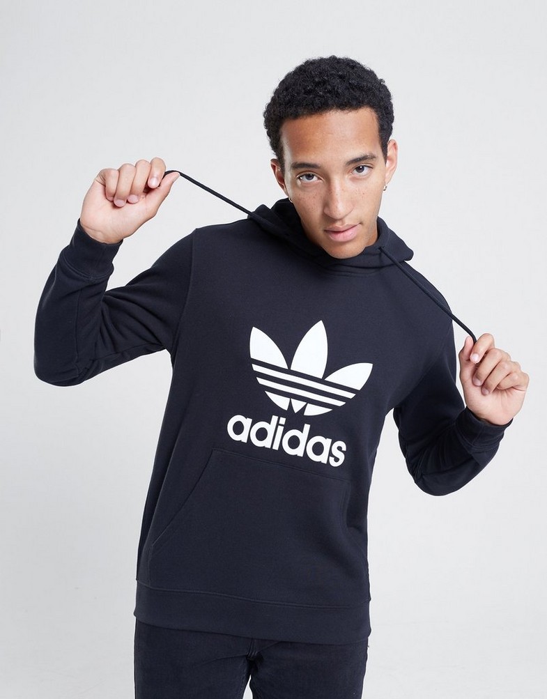 Bluză pentru bărbați ADIDAS BLUZĂ CU GLUGĂ TREFOIL HOODY