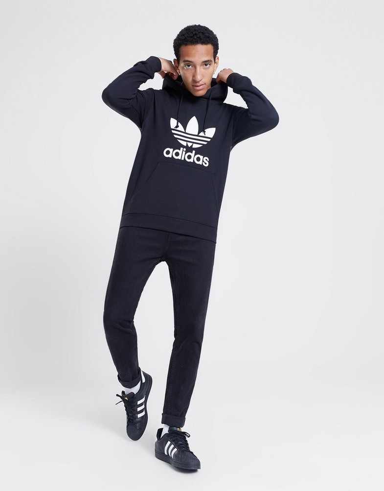 Bluză pentru bărbați ADIDAS BLUZĂ CU GLUGĂ TREFOIL HOODY