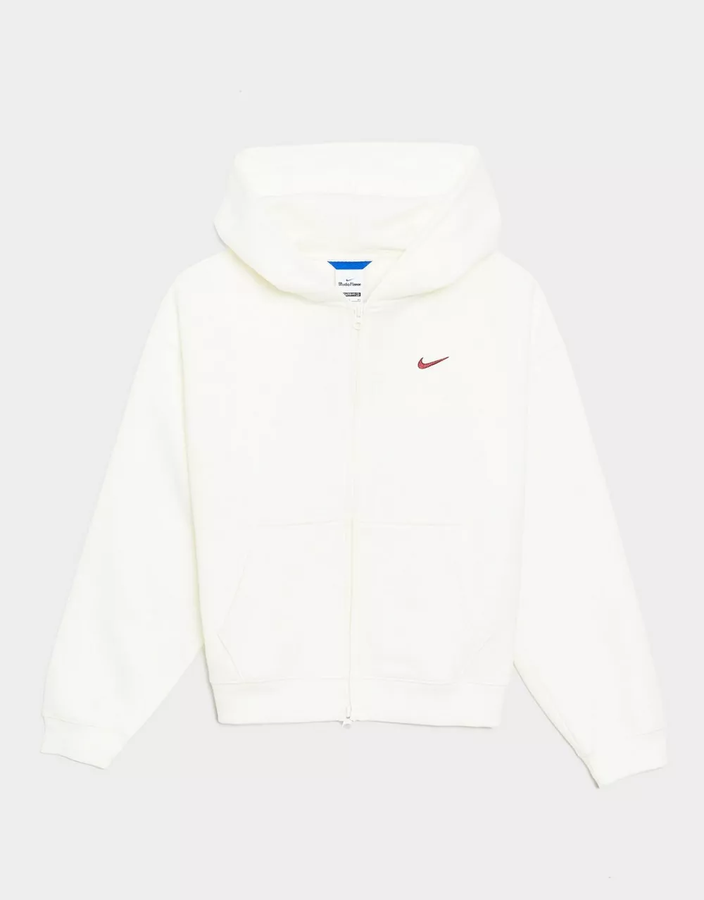 NIKE КОФТА НА БЛИСКАВЦІ З   КАПЮШОНОМ G NSW STUDIO FLC, фото 1 з 3