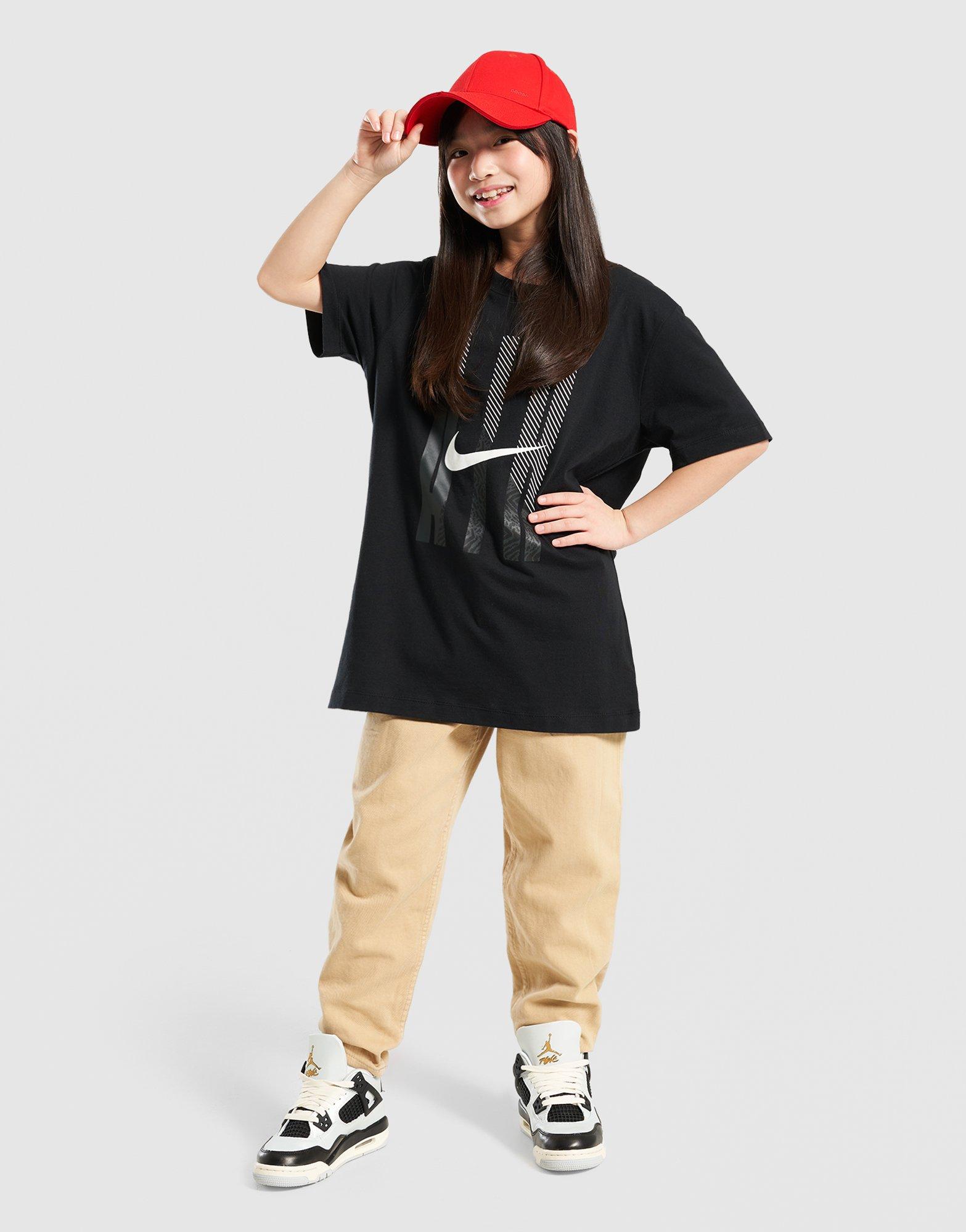 Koszulka, t-shirt dziecięcy NIKE T-SHIRT K NSW TEE AIR IM6580-010 Czarny