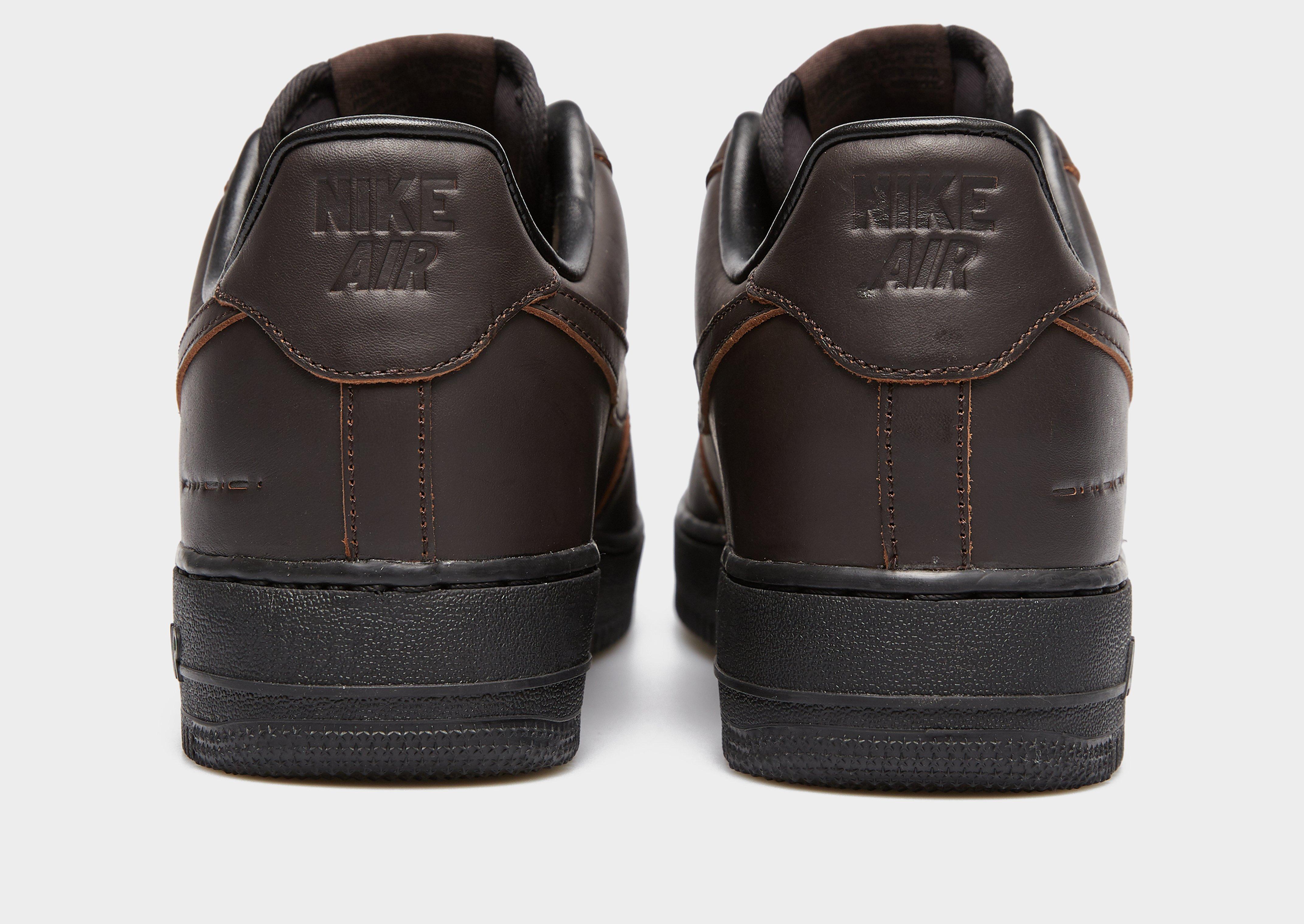 Buty sneakersy męskie NIKE AIR FORCE 1 '07 PRM IM8056-220 Brązowy