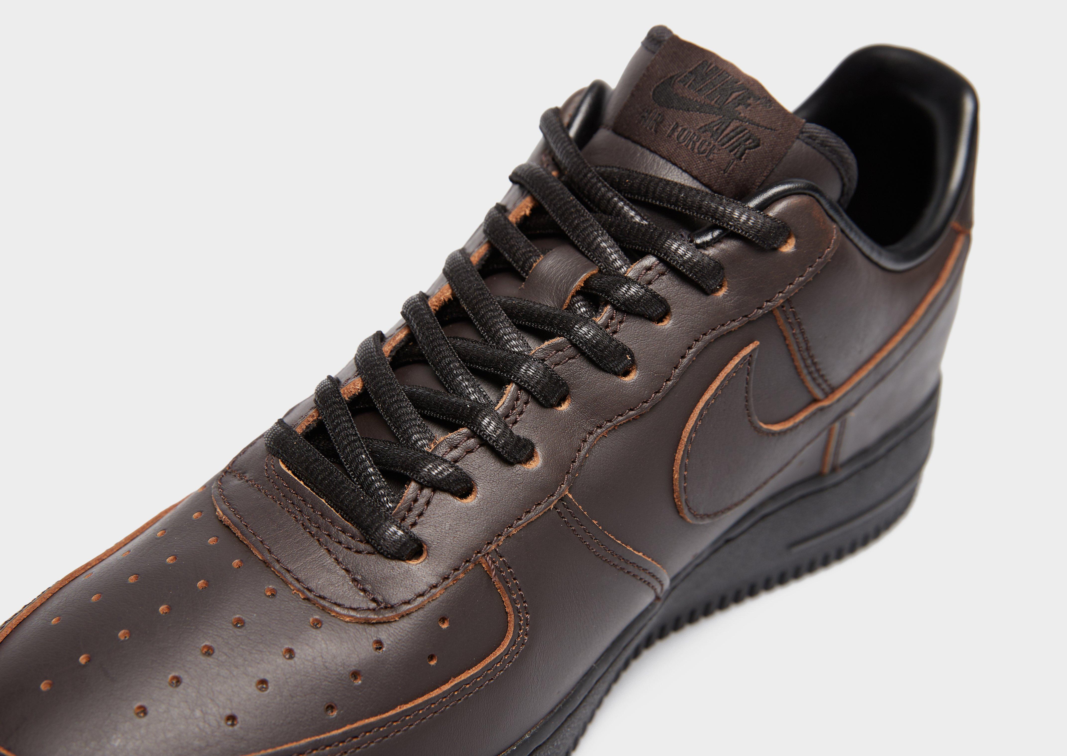 Buty sneakersy męskie NIKE AIR FORCE 1 '07 PRM IM8056-220 Brązowy