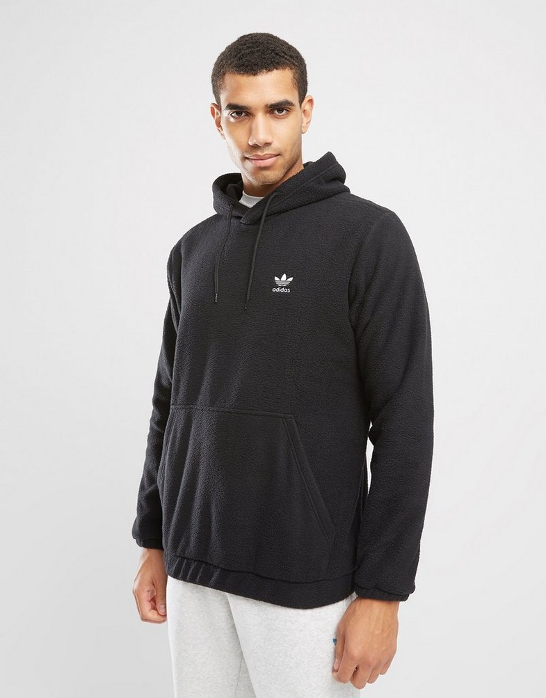 Vyriškas džemperis ADIDAS DŽEMPERIS SU GOBTUVU SHERPA OH HD BLK IN7112 Juoda