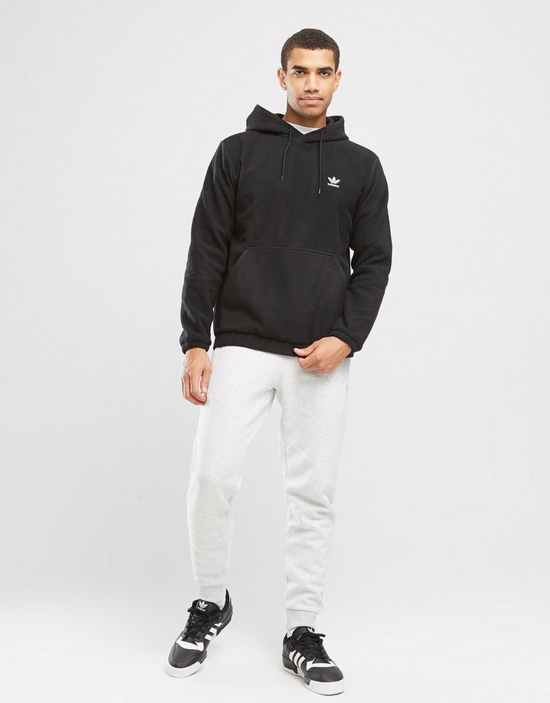 Vyriškas džemperis ADIDAS DŽEMPERIS SU GOBTUVU SHERPA OH HD BLK IN7112 Juoda