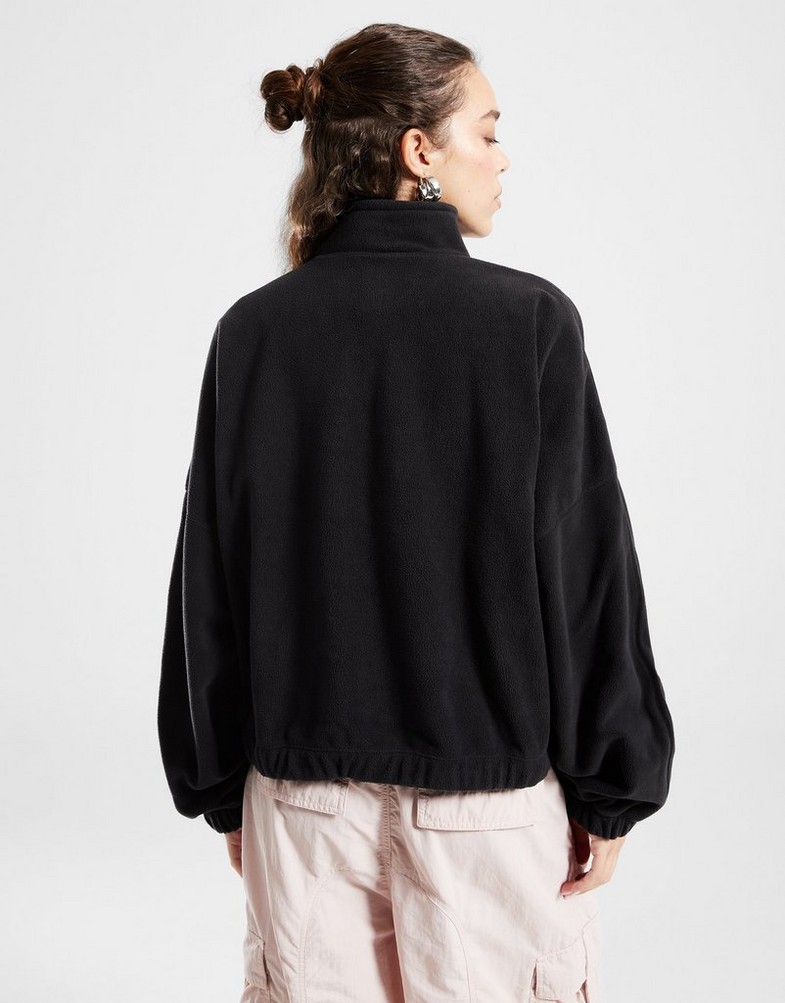 Bluză pentru femei NIKE BLUZĂ CU GLUGĂ W NK ONE TF HZ TOP POLAR SP IO0182-010 Negru
