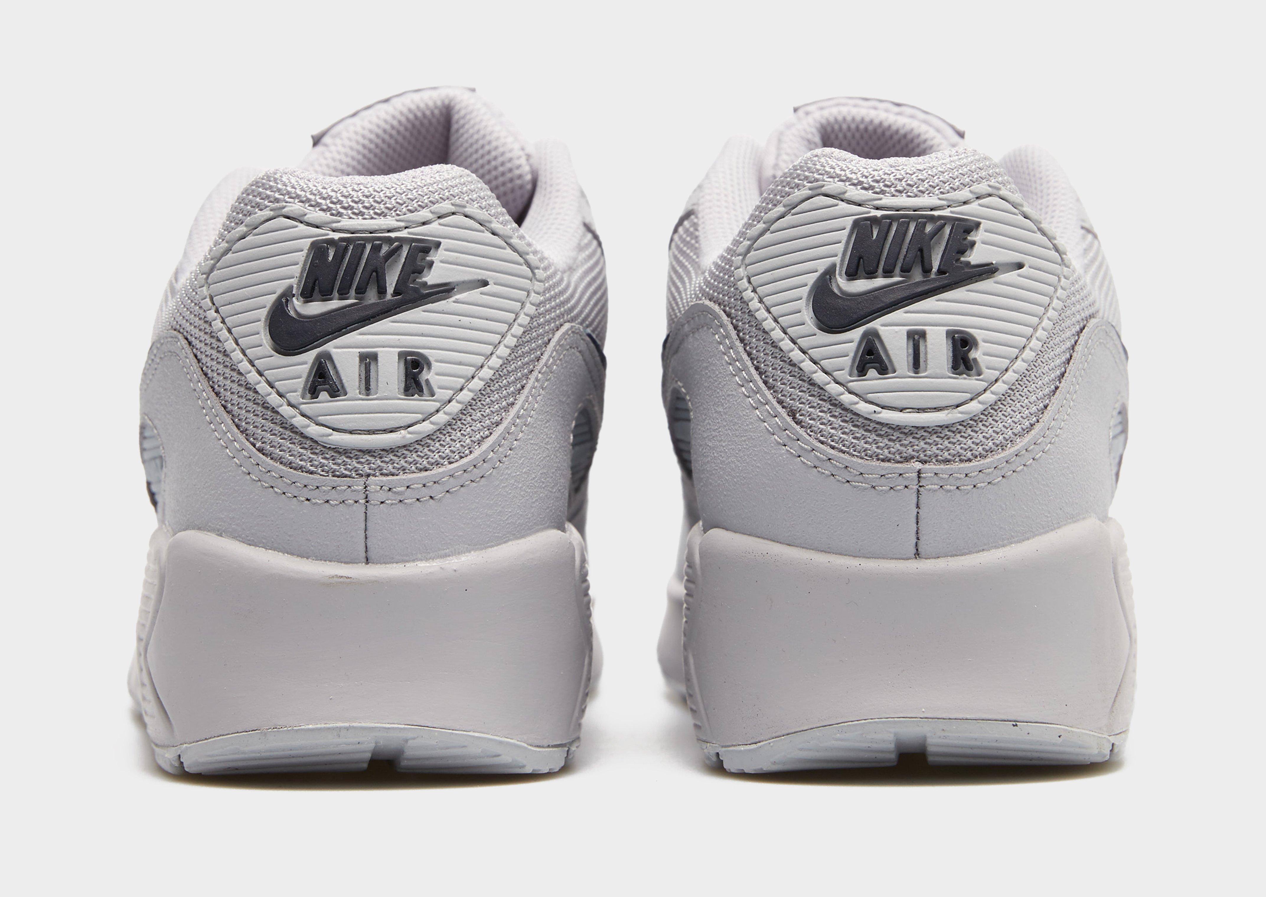 Buty sneakersy dla dzieci NIKE AIR MAX 90 MESH GS IQ0098-001 Szary