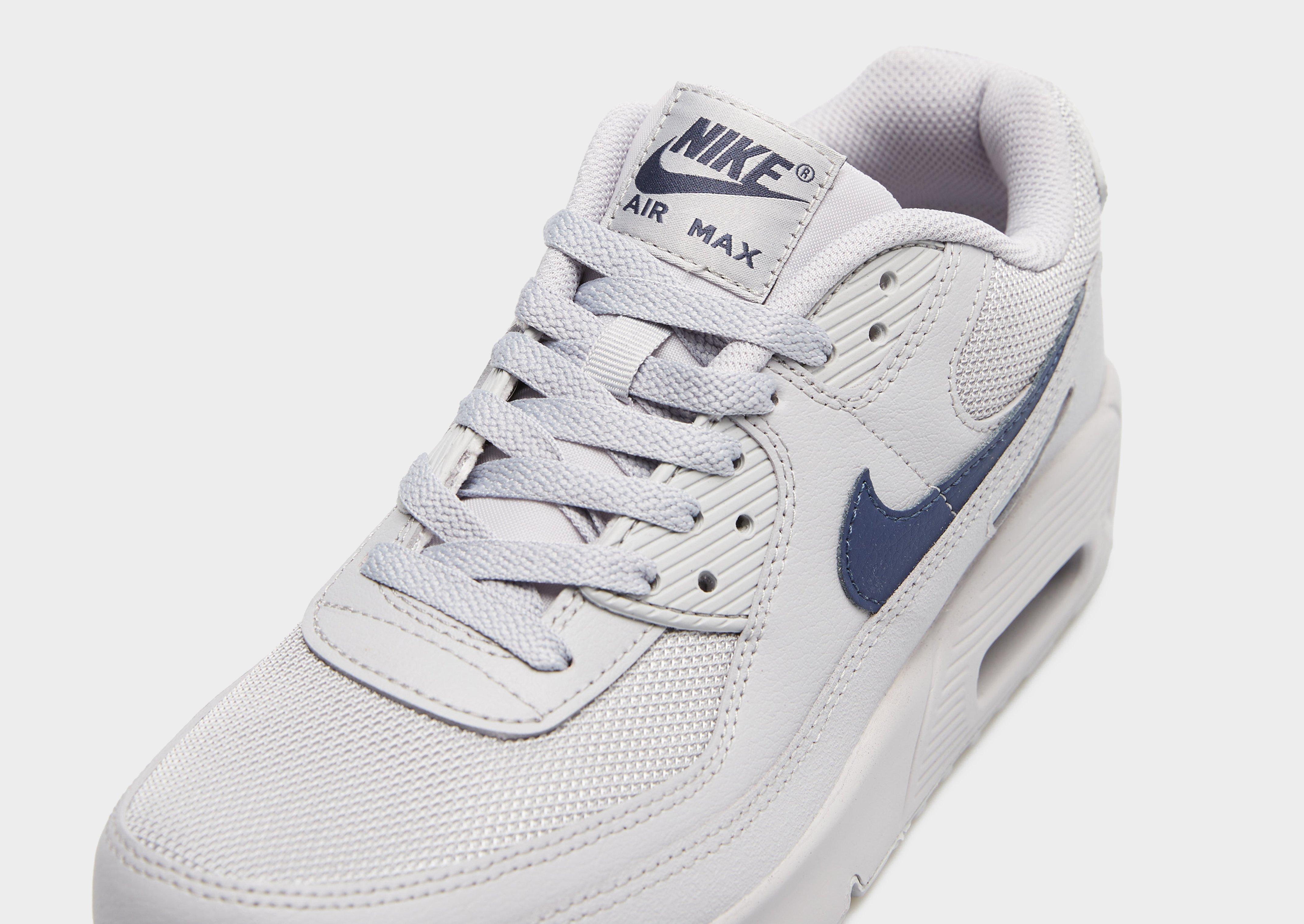 Buty sneakersy dla dzieci NIKE AIR MAX 90 MESH GS IQ0098-001 Szary