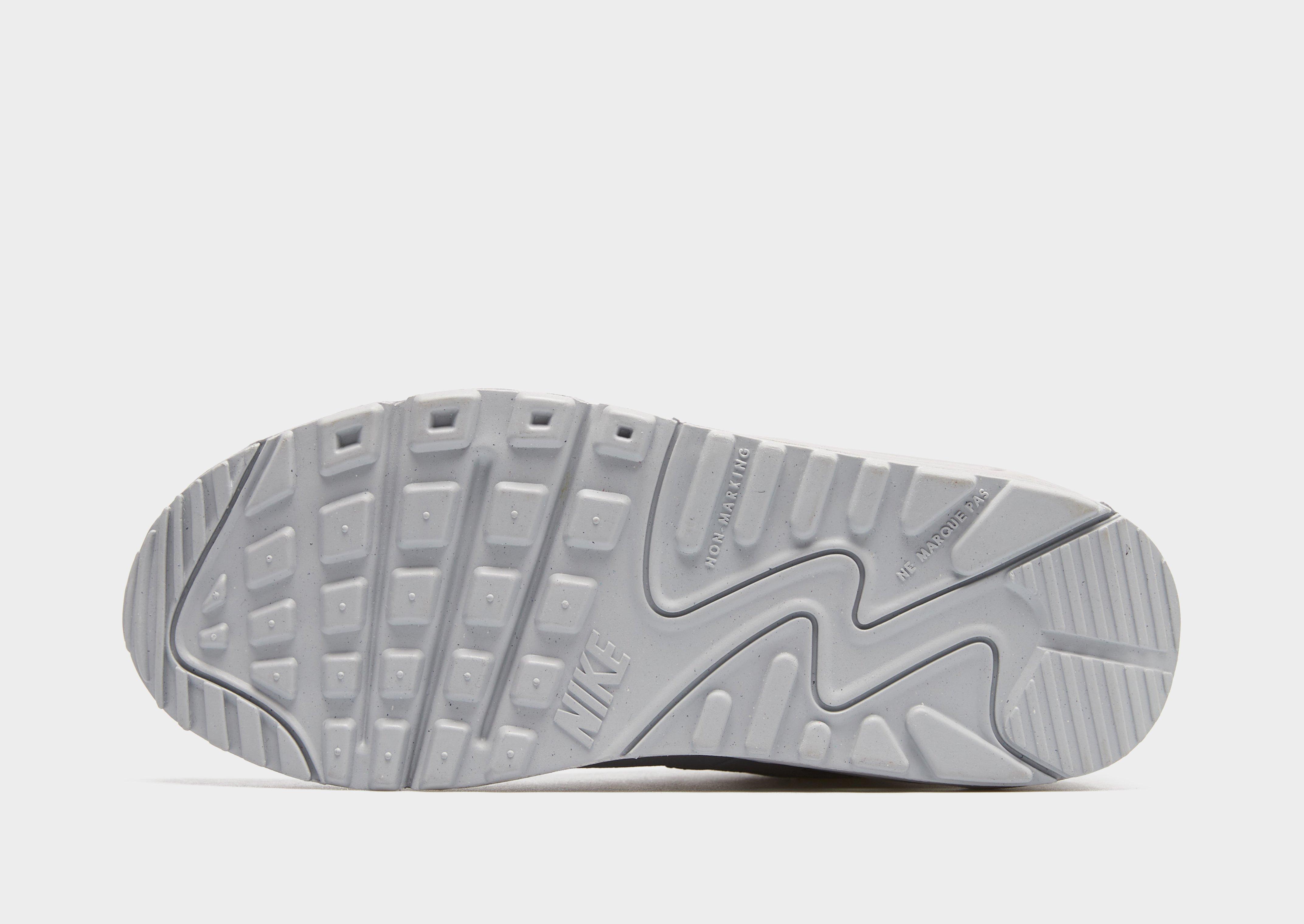Buty sneakersy dla dzieci NIKE AIR MAX 90 MESH GS IQ0098-001 Szary