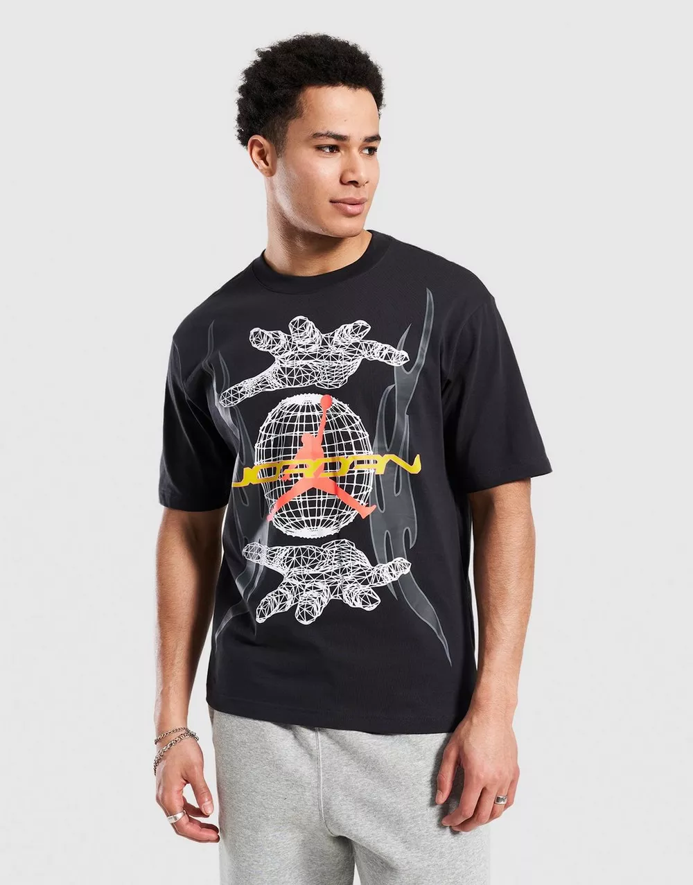 JORDAN ФУТБОЛКА M J HANDS GFX SS CREW, фото 1 з 4