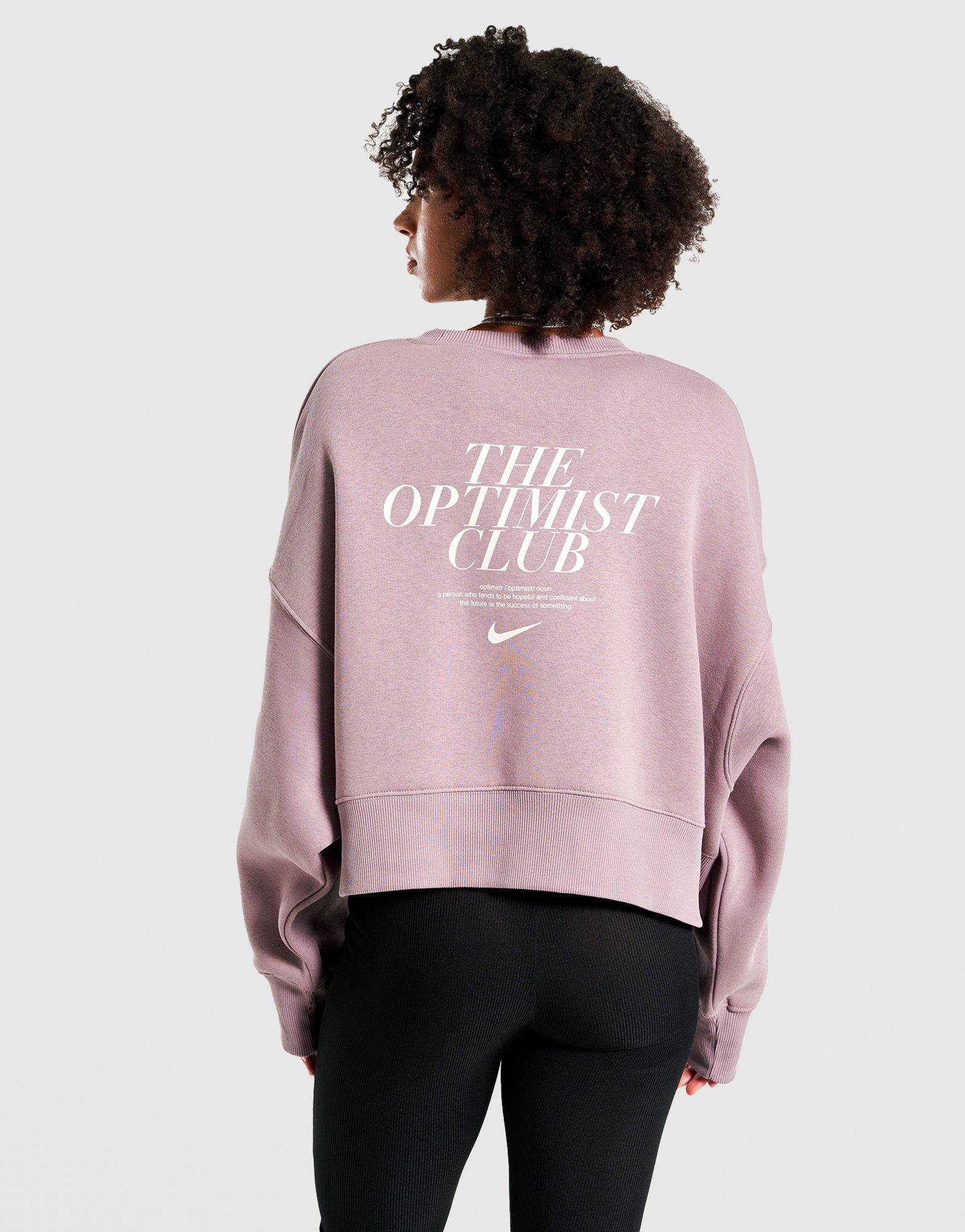 Bluza damska NIKE BLUZA W NSW PHNX FLC OS CREW IQ1431-204 Różowy