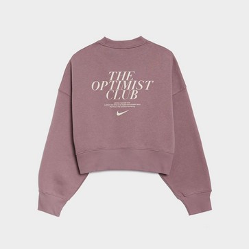Ženski gornji dio trenirke NIKE VESTA W NSW PHNX FLC OS CREW