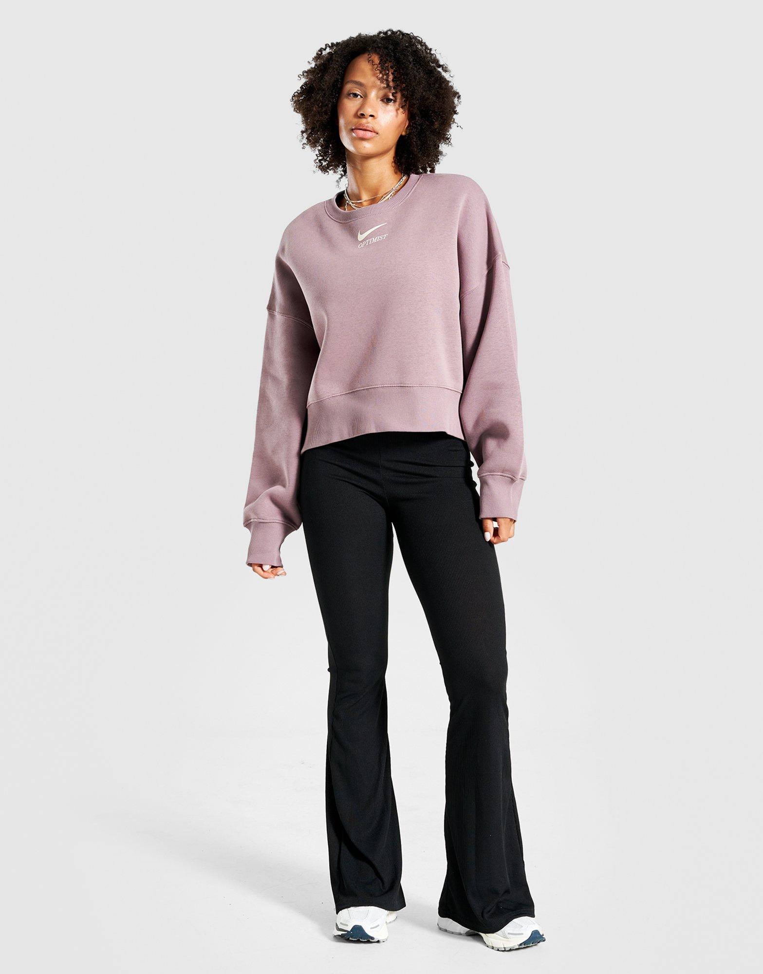 Bluza damska NIKE BLUZA W NSW PHNX FLC OS CREW IQ1431-204 Różowy