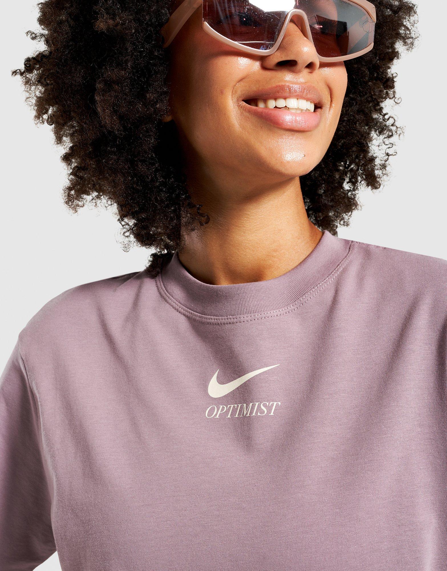 Koszulka, t-shirt damski NIKE T-SHIRT W NSW SS OS TEE IQ1432-204 Różowy