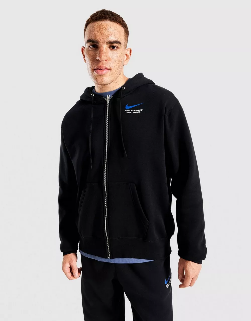 NIKE КОФТА НА БЛИСКАВЦІ M CLUB FLC FZ HOODIE C, фото 1 з 5