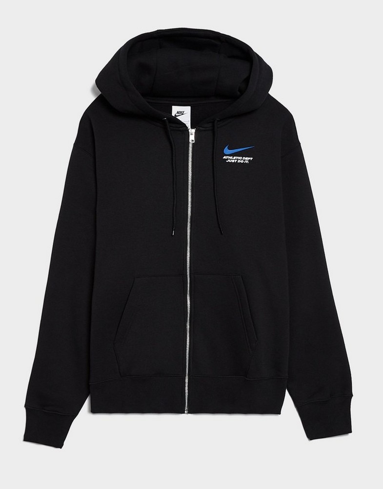 Мъжка блуза NIKE СУИТЧЪР СЪС ЗАКОПЧАВАНЕ   M CLUB FLC FZ HOODIE C IQ2761-010 Черен
