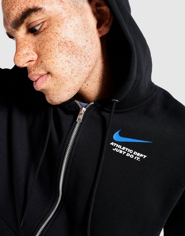 Muški gornji dio trenirke NIKE VESTA RASKOPČANA M CLUB FLC FZ HOODIE C IQ2761-010 crna