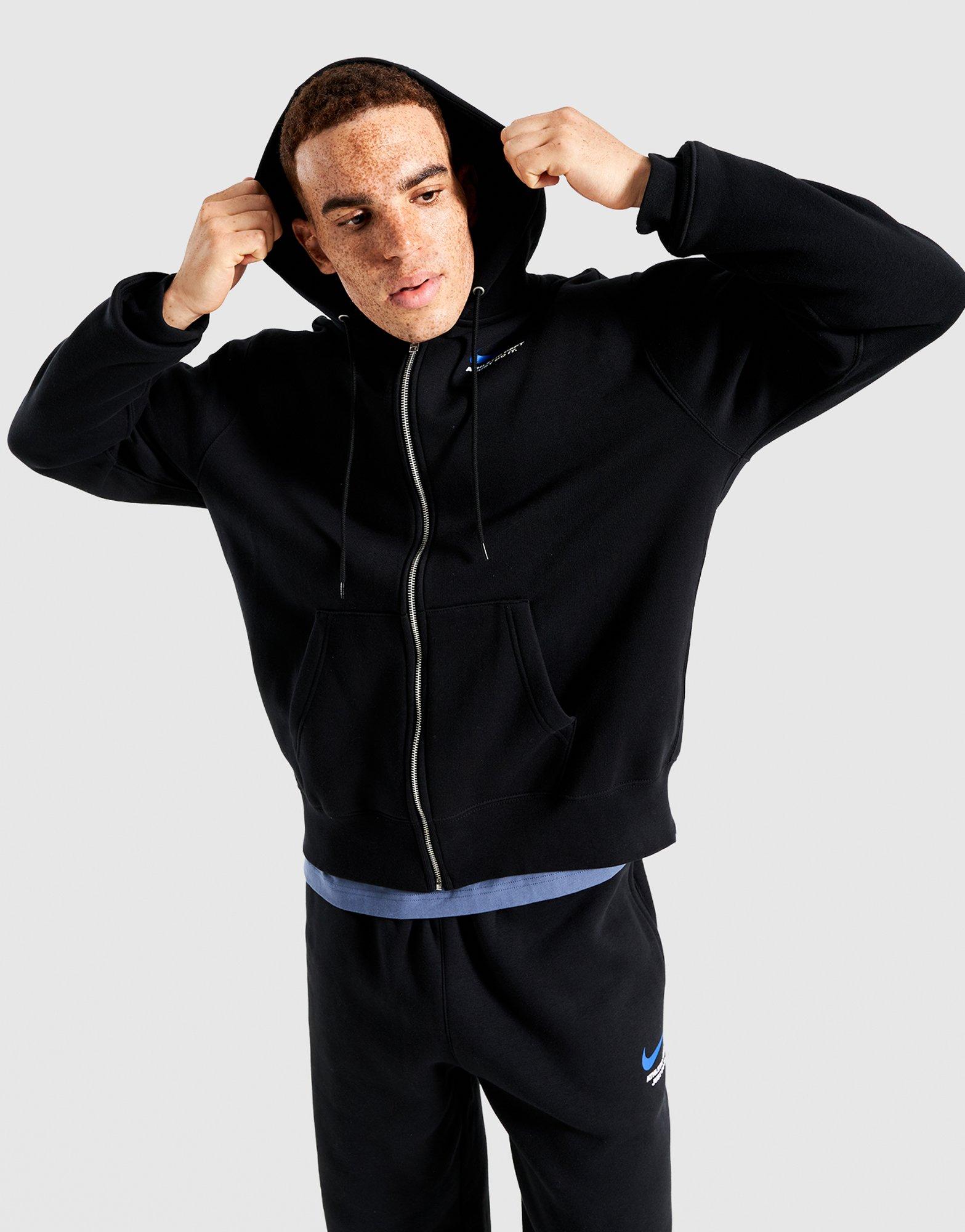 Bluza męska NIKE BLUZA ROZPINANA M CLUB FLC FZ HOODIE C IQ2761-010 Czarny