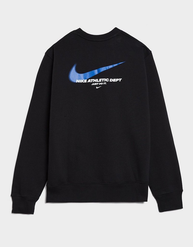 Bluză pentru bărbați NIKE BLUZĂ M CLUB FLC CREW C IQ2762-010 Negru