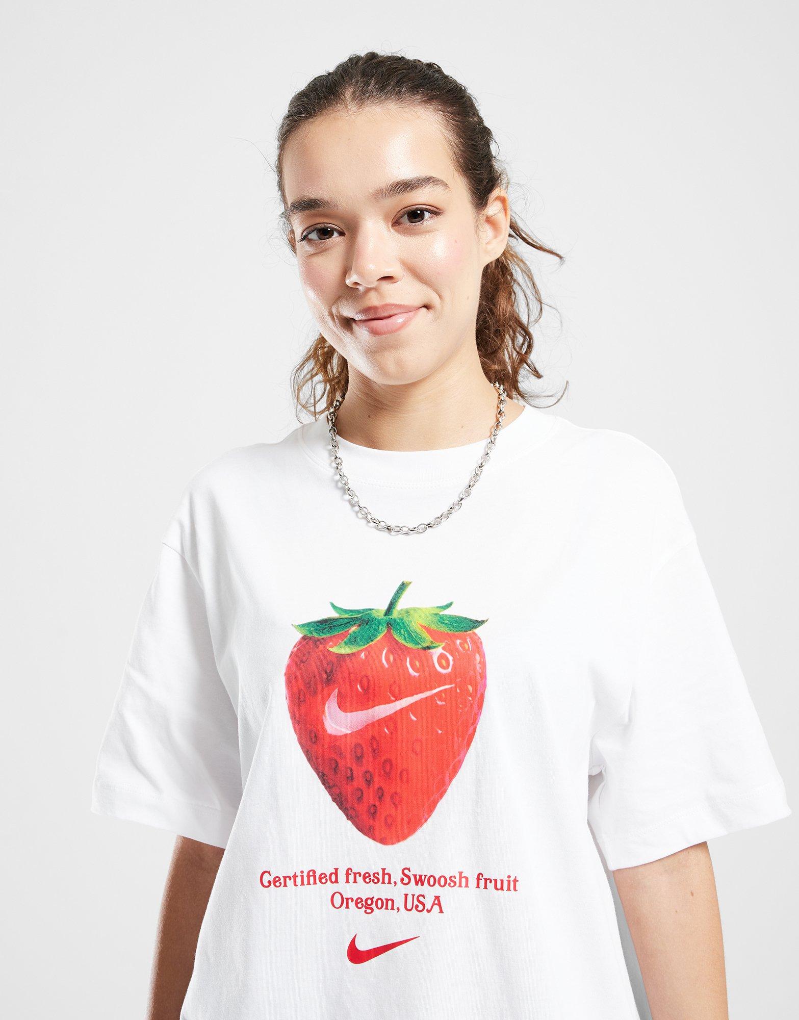 Dámske tričko NIKE TRIČKO W NSW FRT OS STWBRY TEE IQ3344-100 Biela