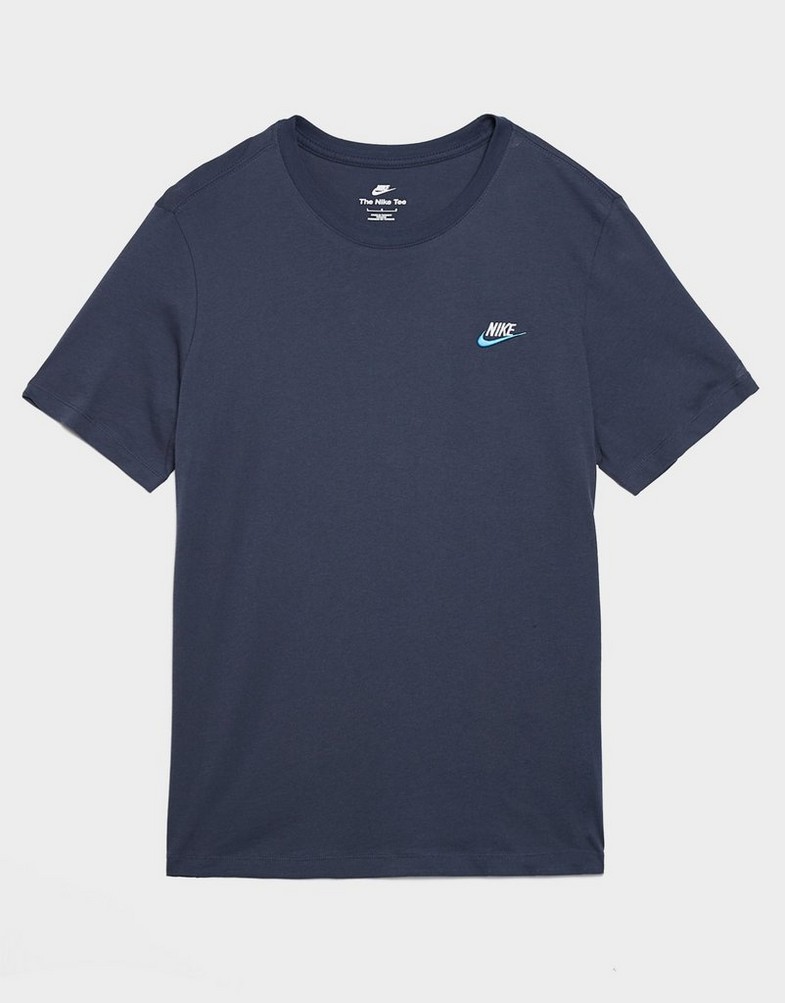 Мъжка тениска NIKE ТЕНИСКА M NSW CLUB DT TEE IQ3478-437 Тъмносин