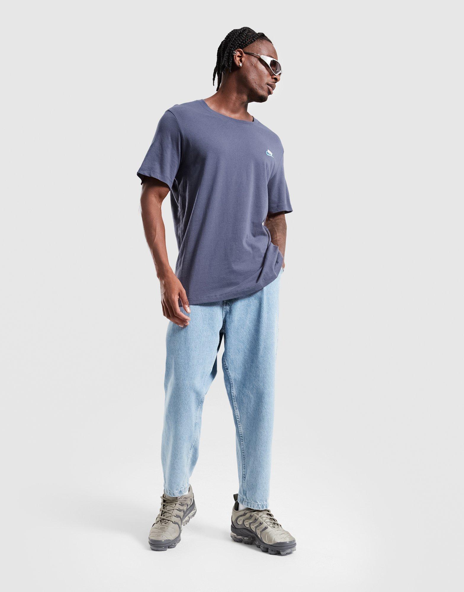 Мъжка тениска NIKE ТЕНИСКА M NSW CLUB DT TEE IQ3478-437 Тъмносин