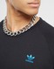 ADIDAS BLUZA TREF ESS CREW BLK/BLU