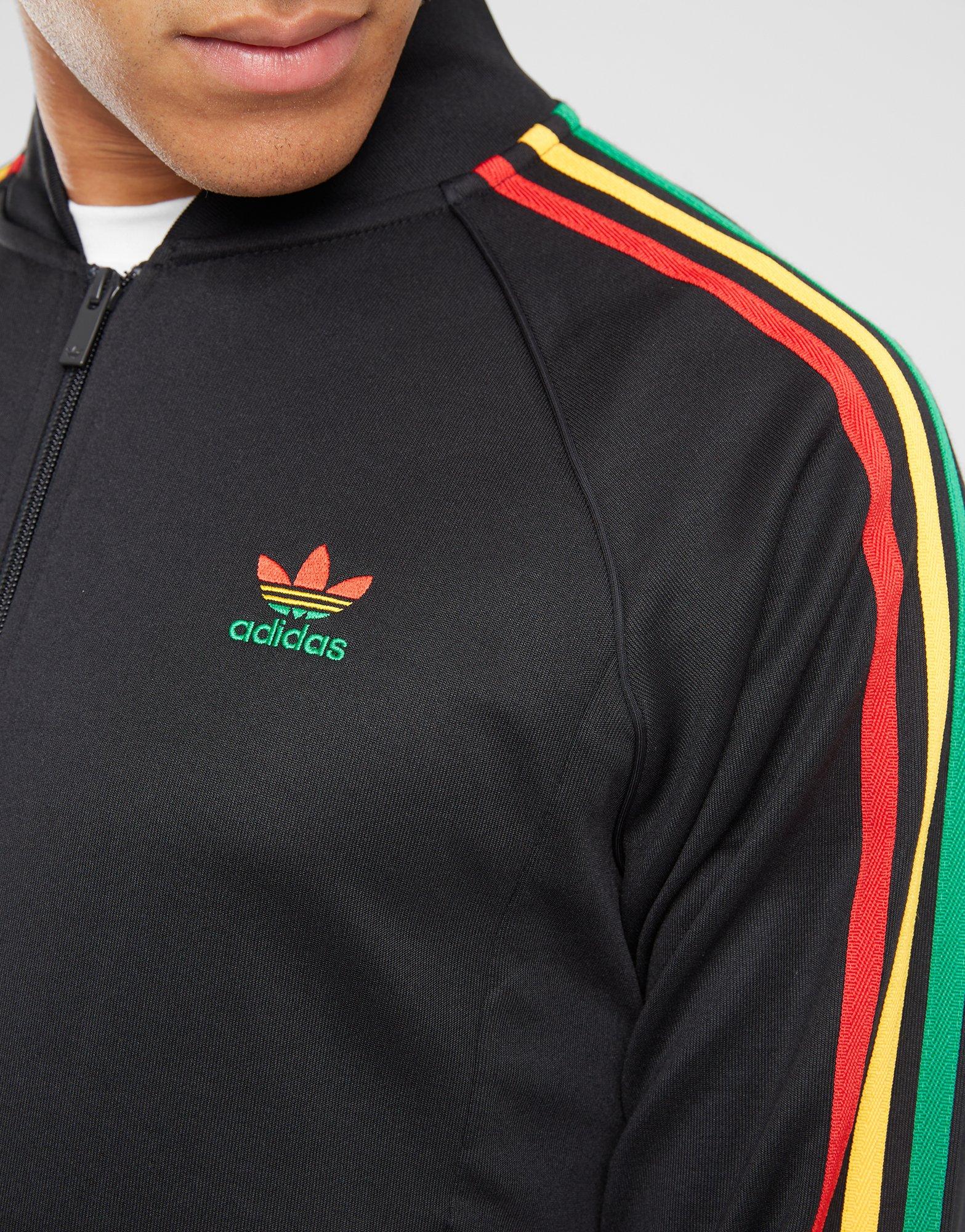 Vyriškas džemperis ADIDAS DŽEMPERIS UŽSEGAMAS SSTAR TT BLK MULTI IS2886 Juoda