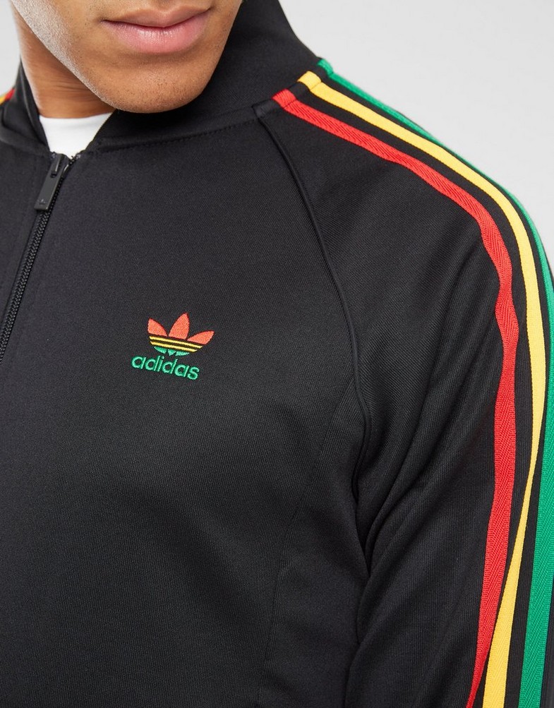 Bluză pentru bărbați ADIDAS BLUZĂ SSTAR TT BLK MULTI IS2886 Negru