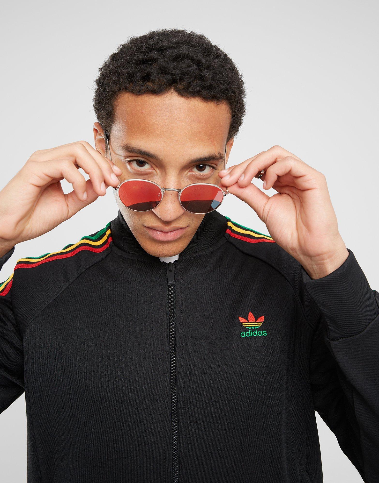 Vyriškas džemperis ADIDAS DŽEMPERIS UŽSEGAMAS SSTAR TT BLK MULTI IS2886 Juoda