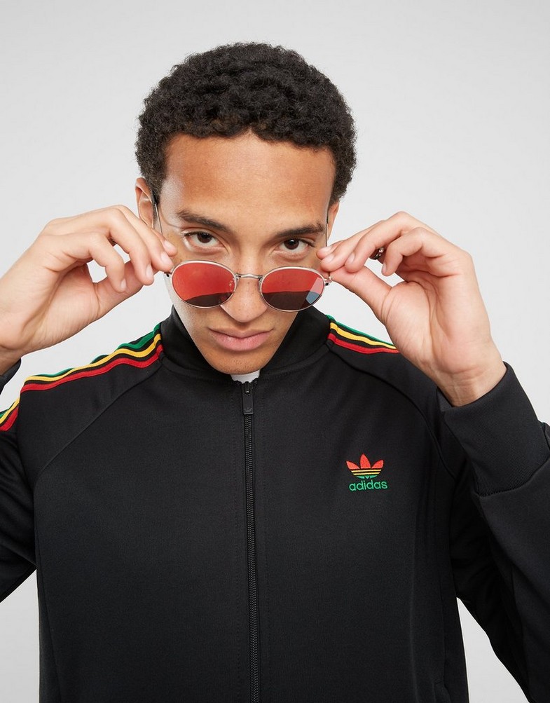 Bluză pentru bărbați ADIDAS BLUZĂ SSTAR TT BLK MULTI IS2886 Negru