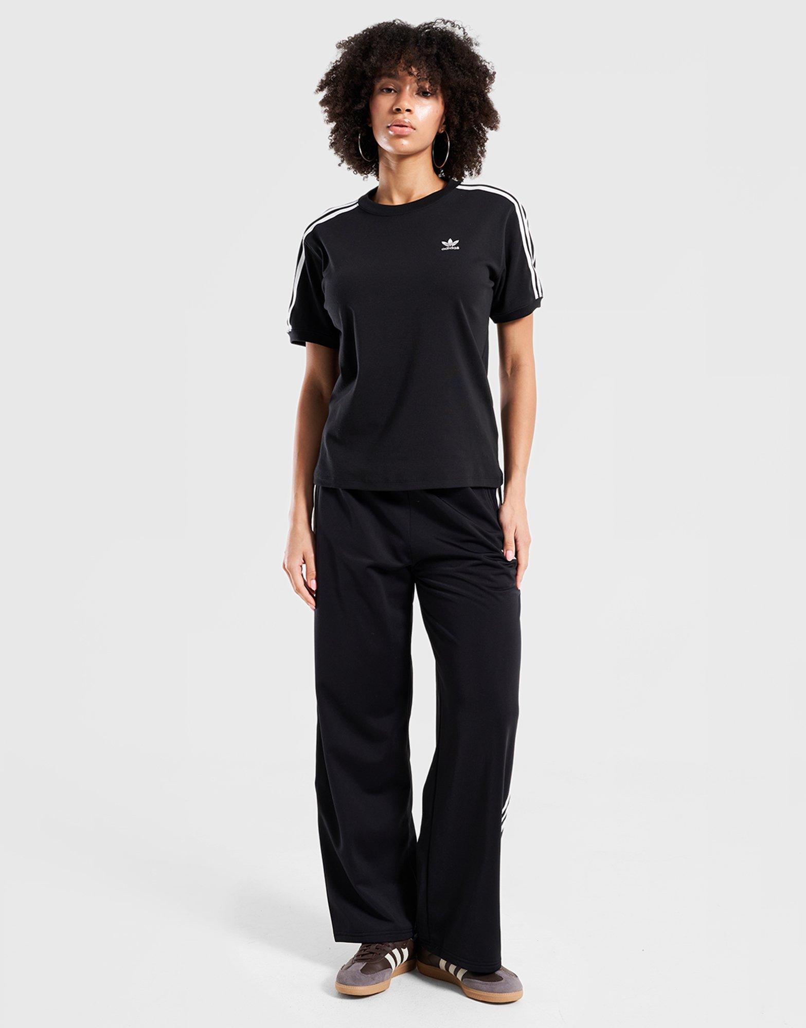 Ženski T-shirt ADIDAS T-SHIRT 3 STRIPE TEE IU2420 crna