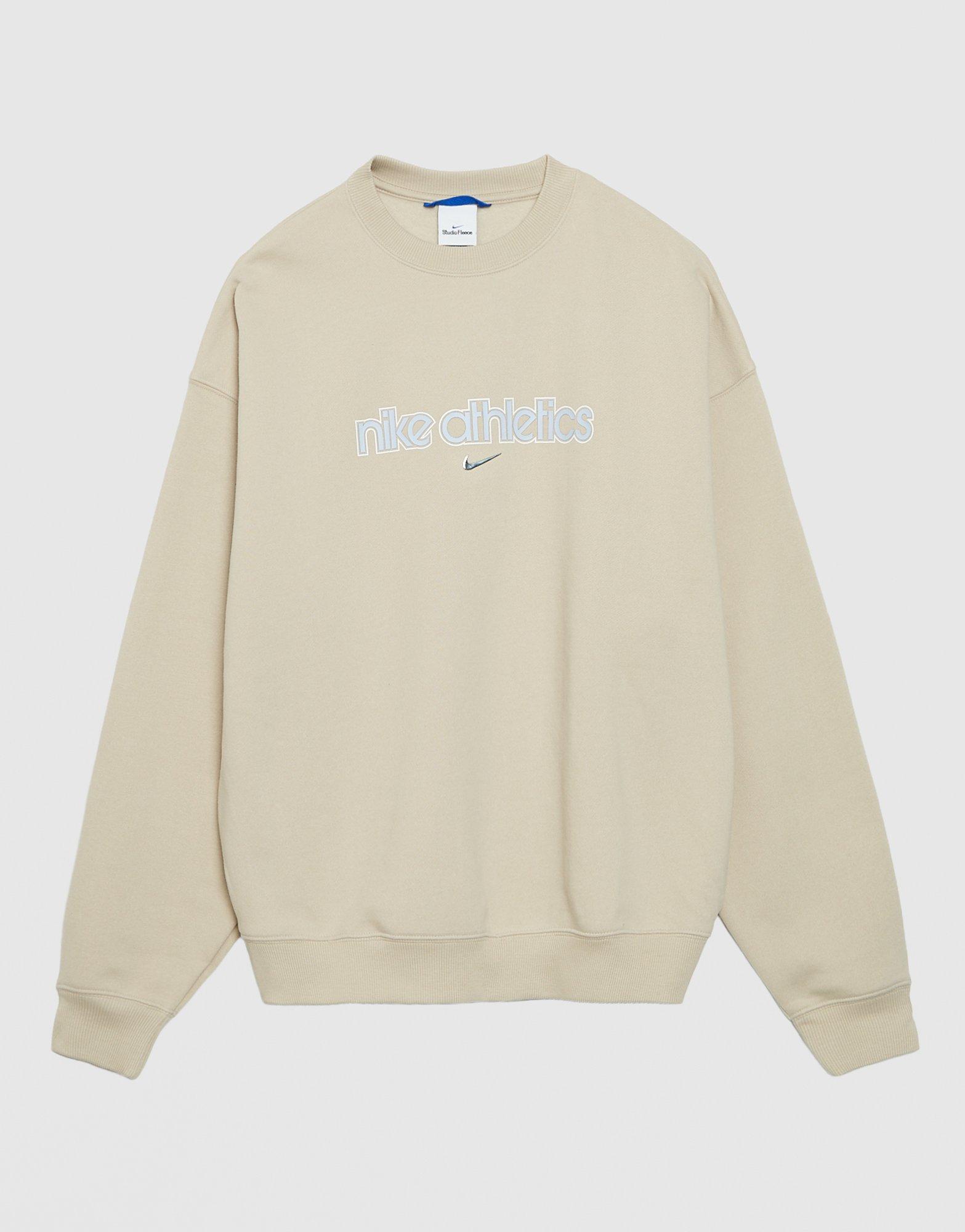 Nike Mikina W Nk Studio Fleece Os Crew Gls